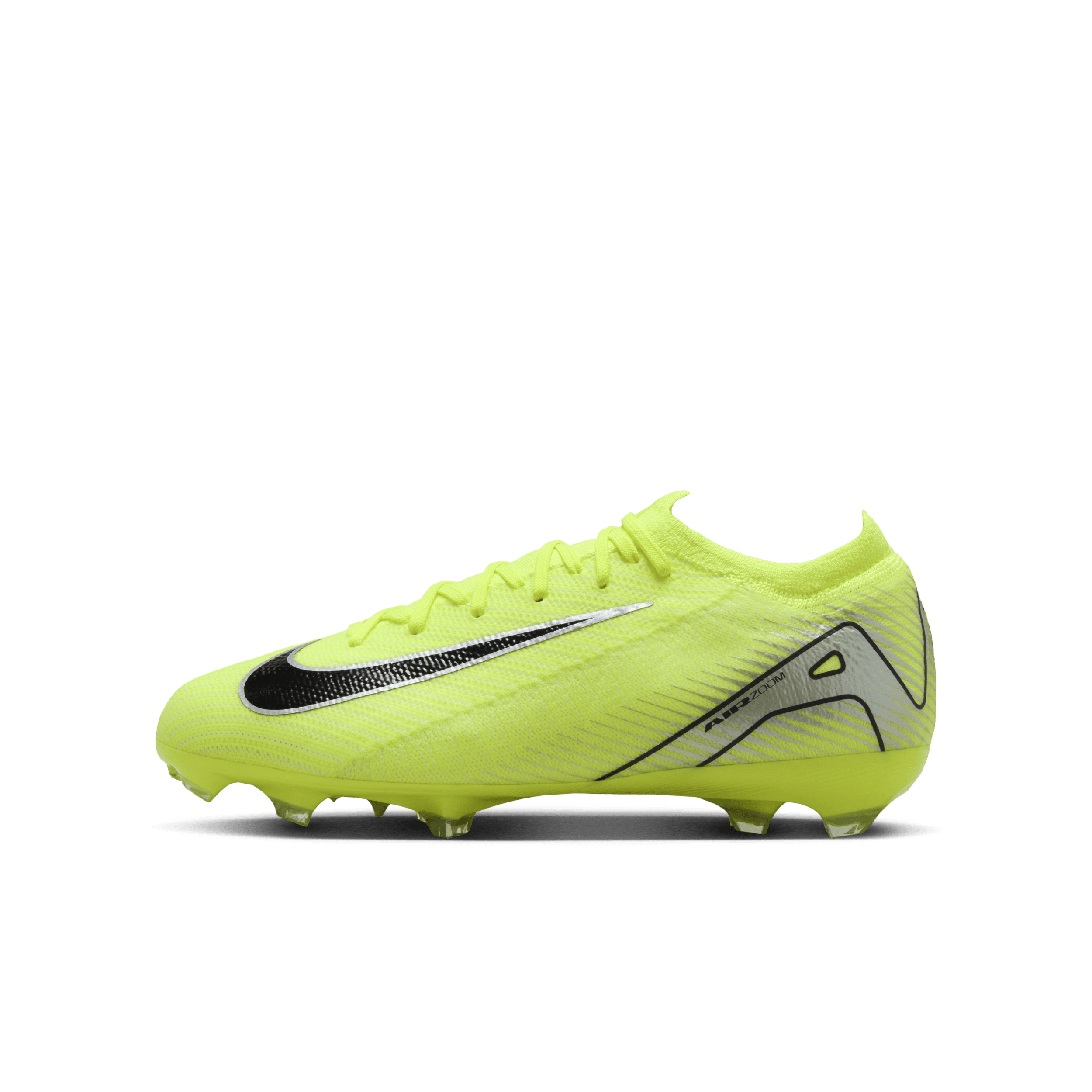 Chaussure de foot basse à crampons pour terrain sec Nike Jr. Mercurial Vapor 16 Pro pour enfant/ado - Jaune