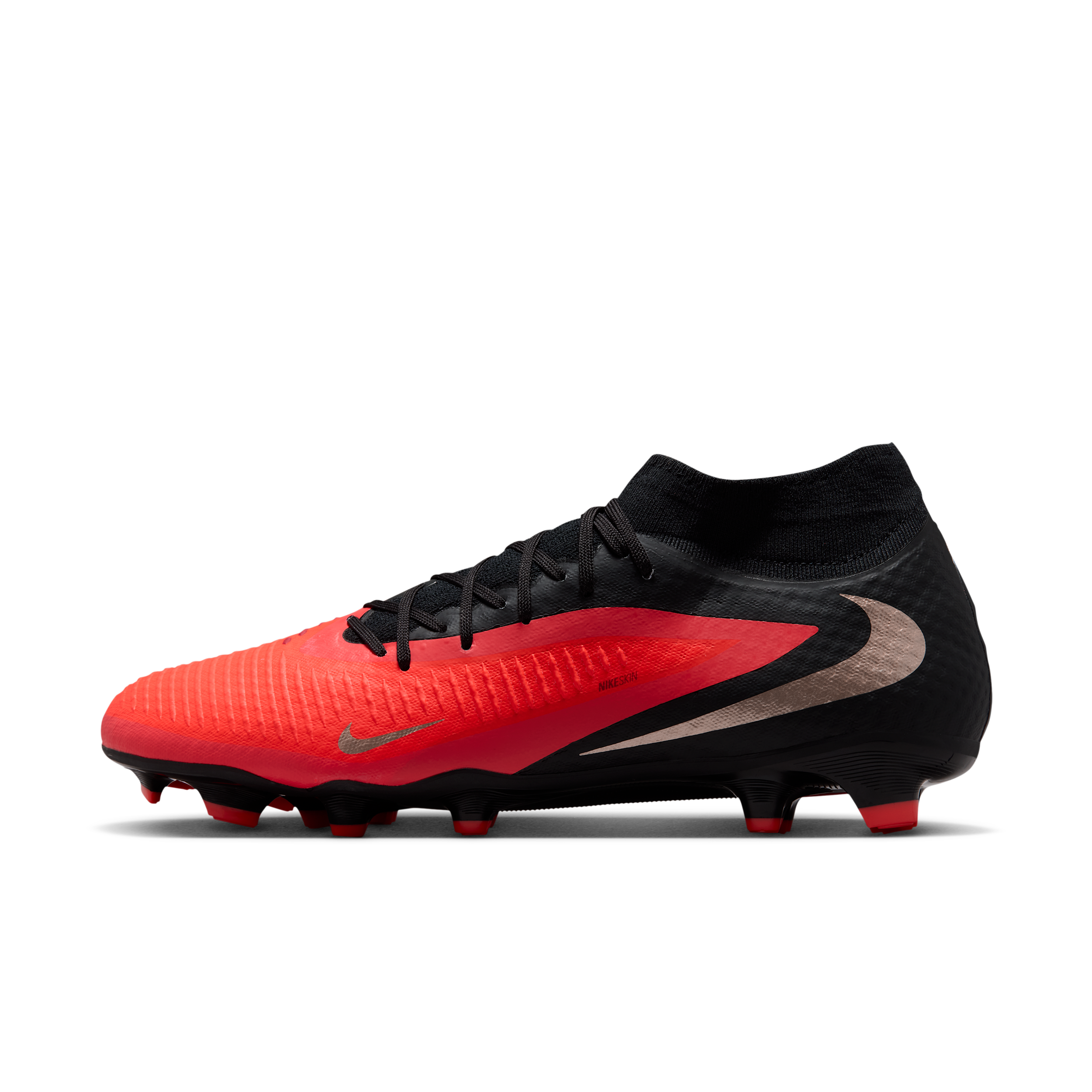 Korki piłkarskie na różne typy nawierzchni Nike Phantom 6 High Academy - Czerwony