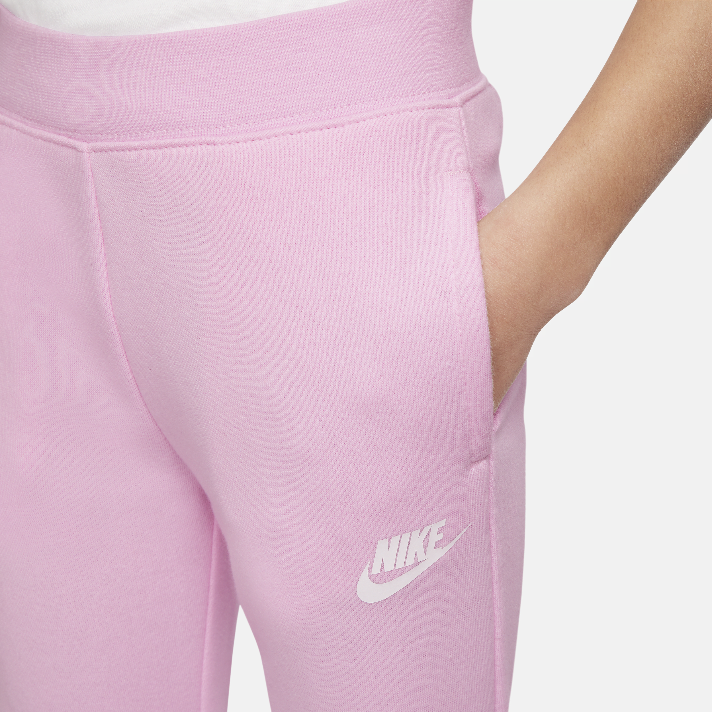Thumbnail - Nike Club Fleece Hose für jüngere Kinder - Pink