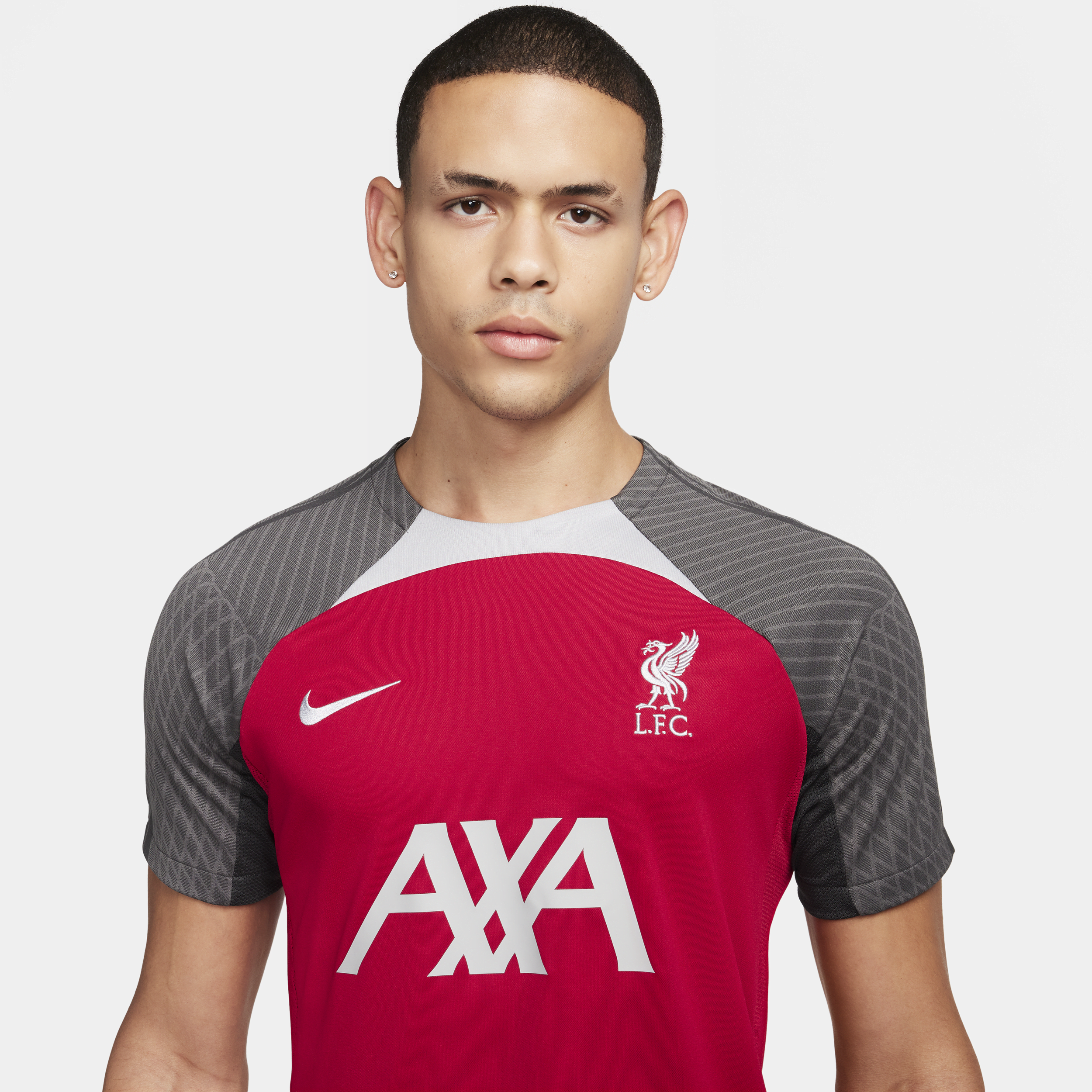 Nike Liverpool FC Strike Dri-FIT knit voetbaltop voor heren Rood