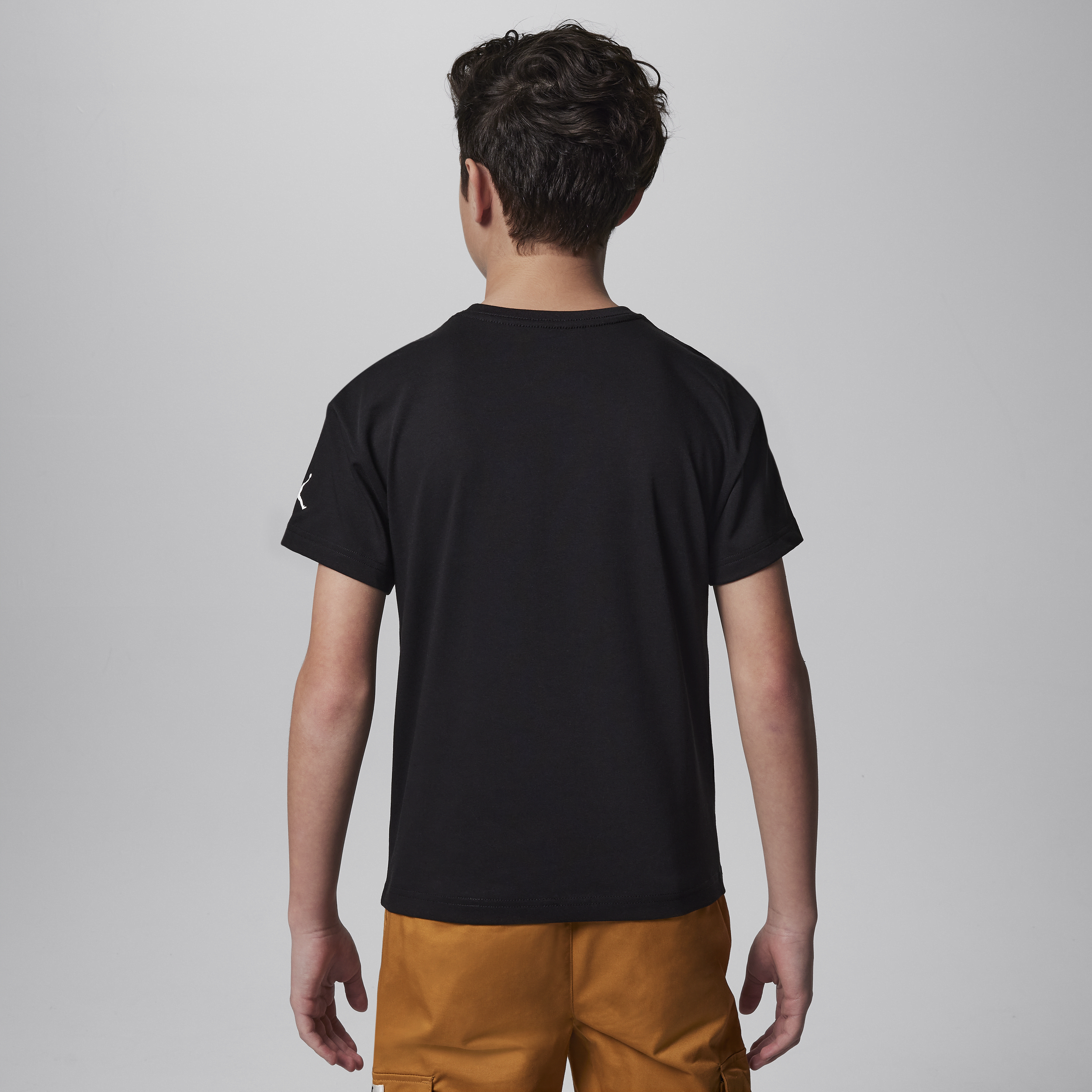 Thumbnail - Air Jordan 1 Patch T-Shirt (ältere Kinder) - Schwarz