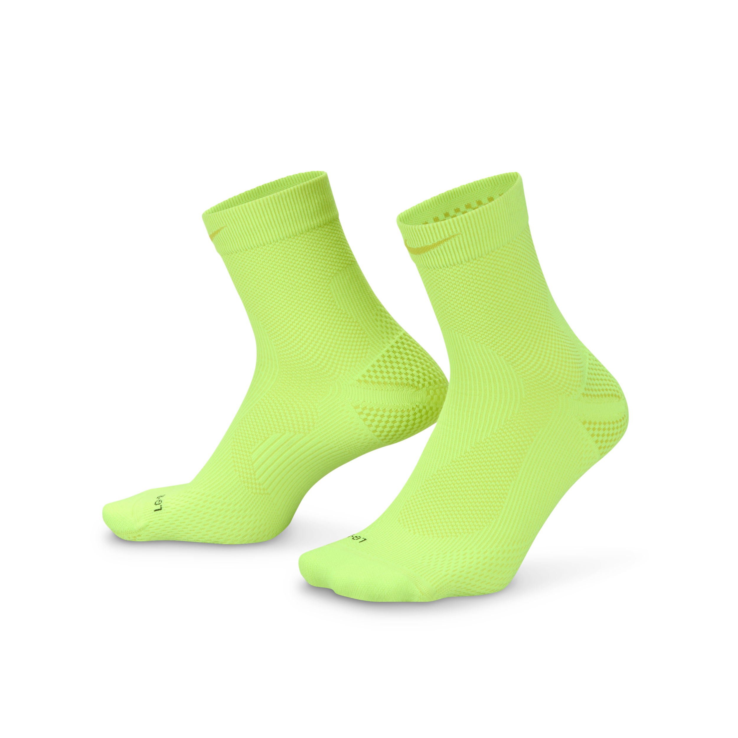 Nike Running Lightweight Micro Crew Socks (1 Pair) - Yellow
