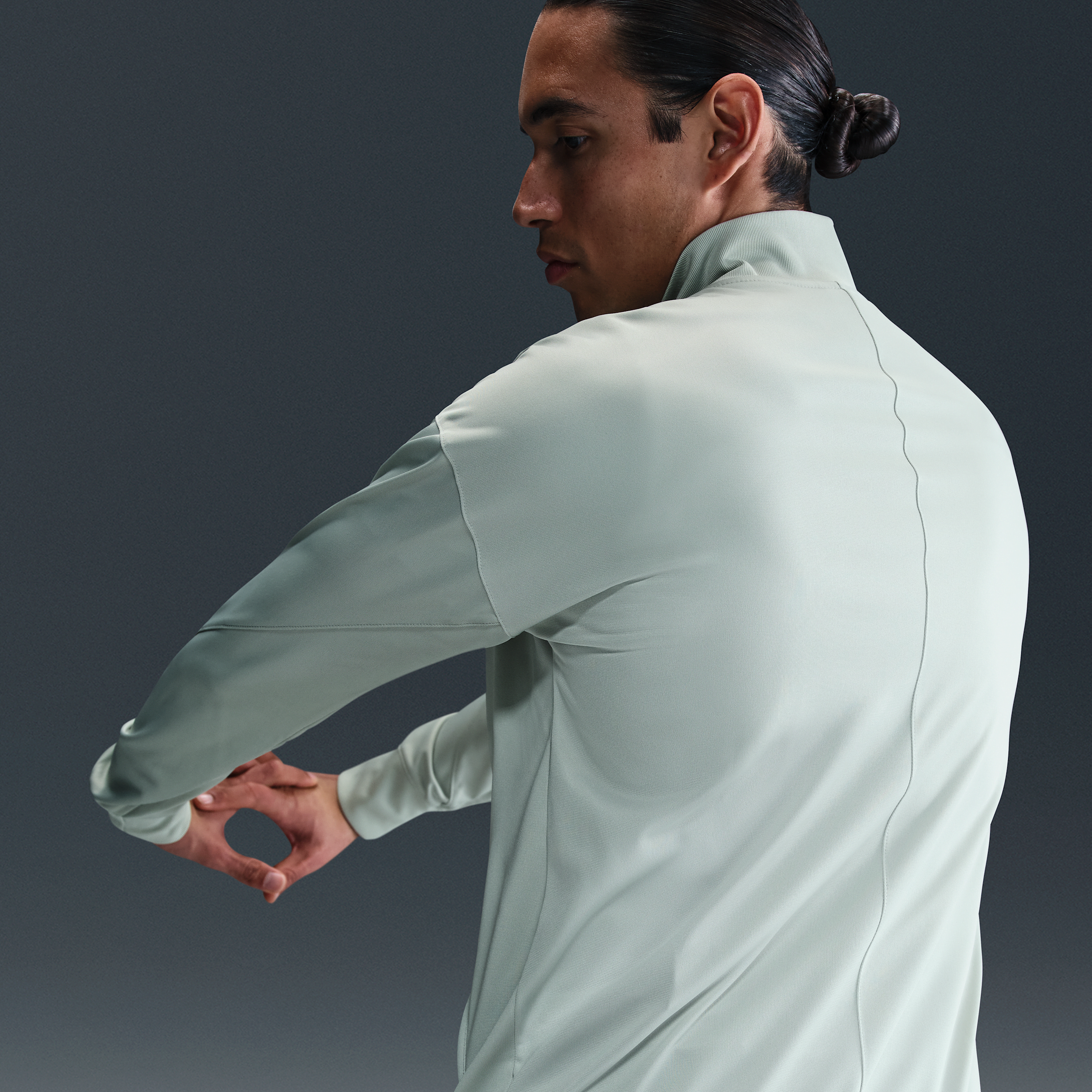 Thumbnail - Inter Mailand Strike Nike Dri-FIT Fußball-Trainingsanzug aus Strickmaterial (Herren) - Grau