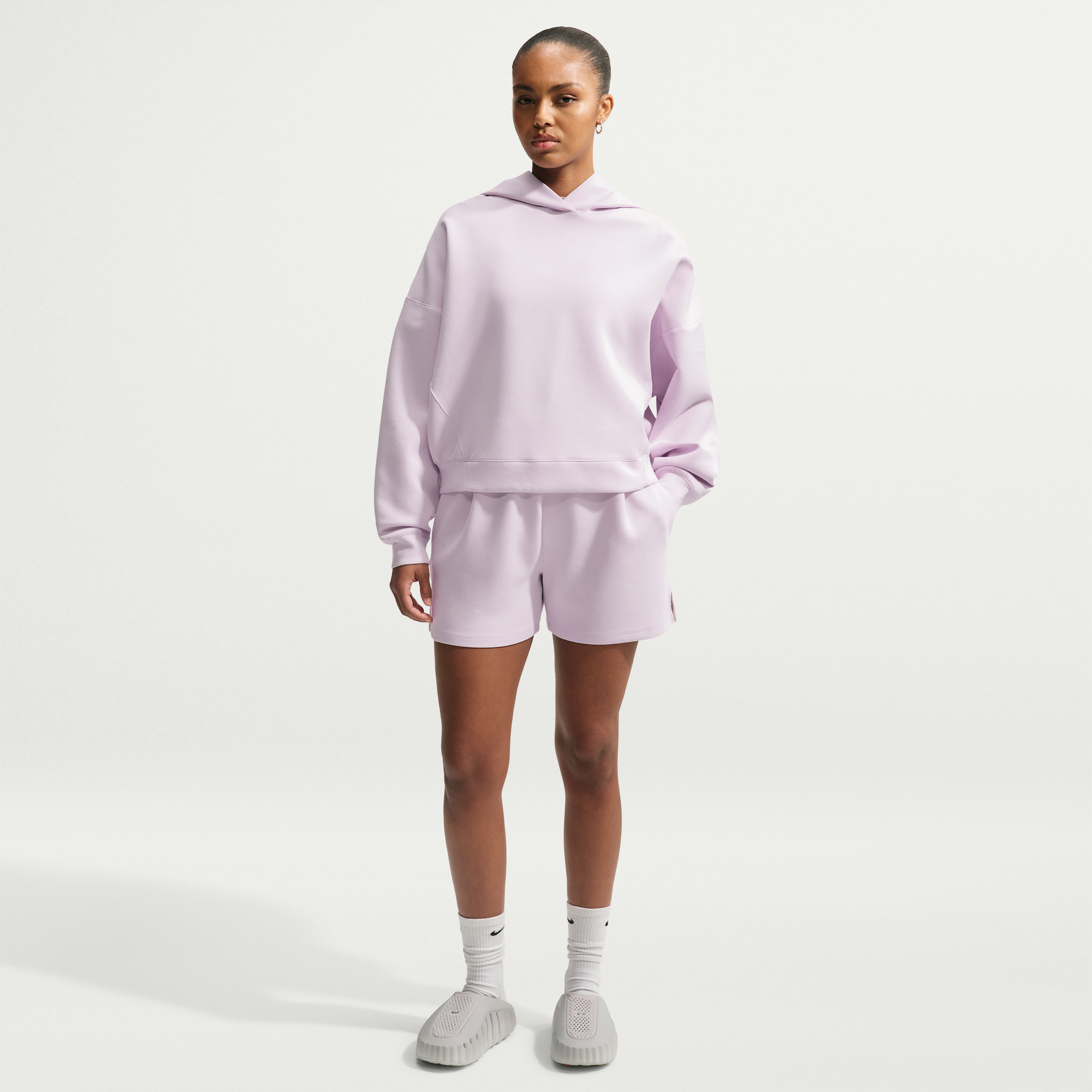 Nike Short Ample A Taille Mi Haute Dri Fit Nike 24 7 Impossiblysoft 10 Cm Pour