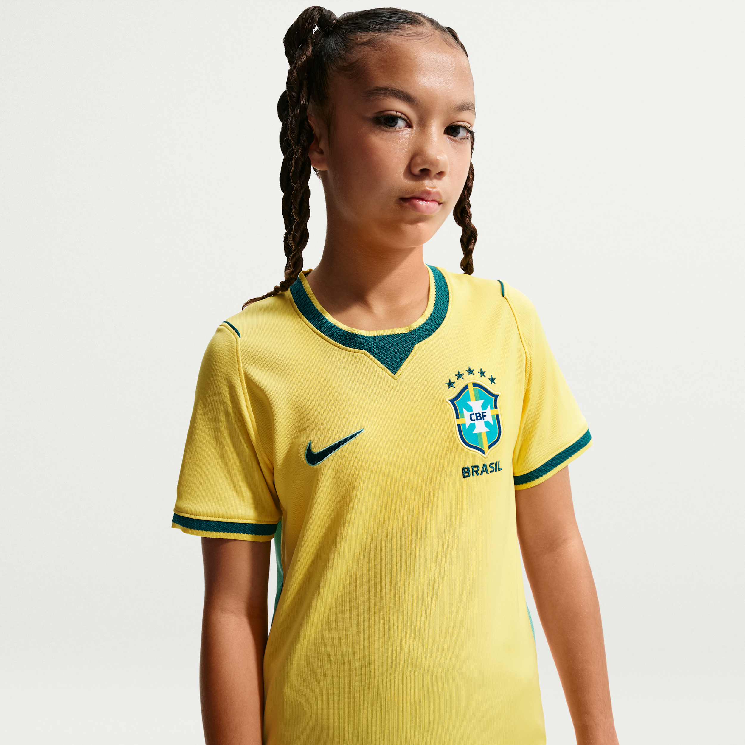 Brazil 2026 Stadium Home Nike Dri-FIT-fodboldtrøje til mænd - gul