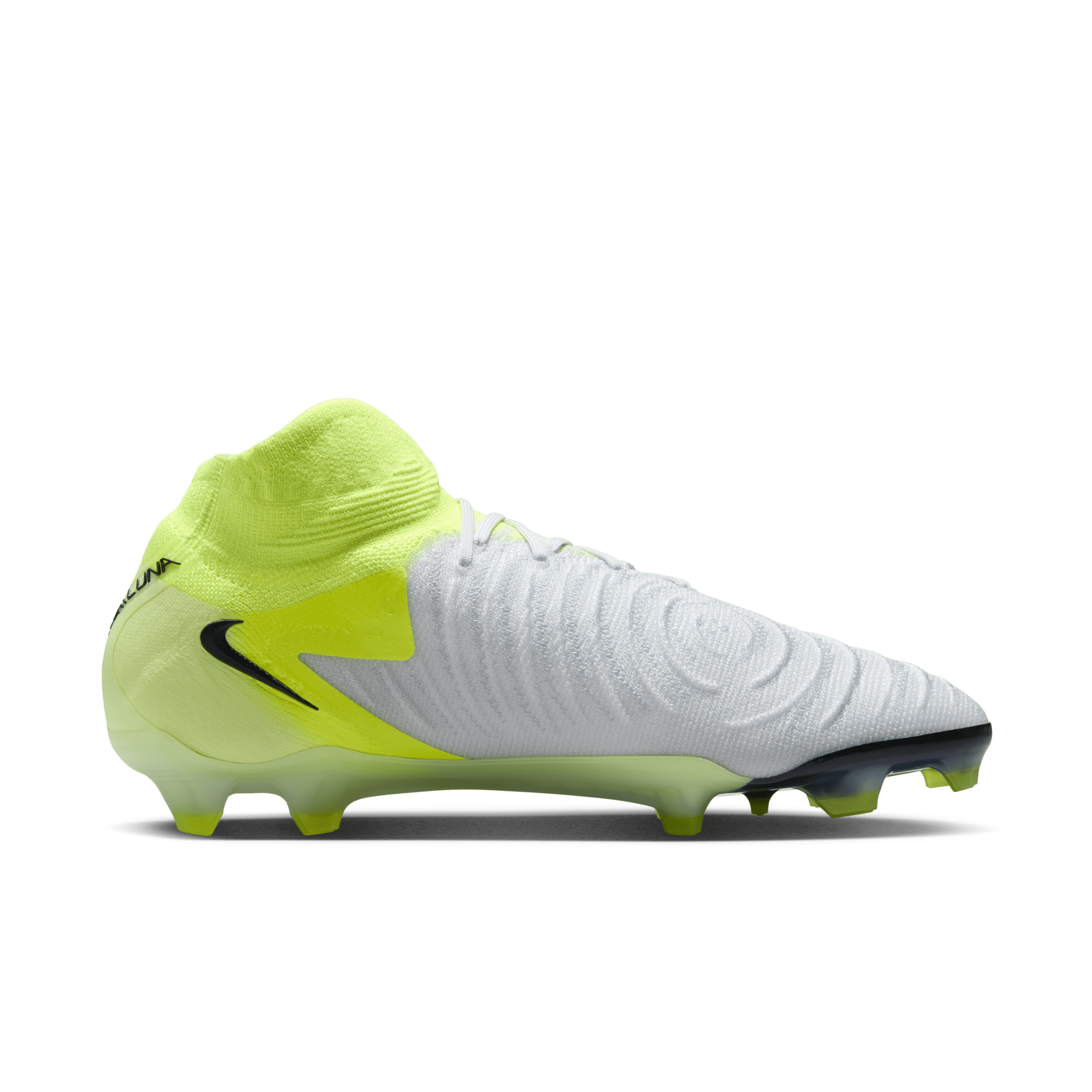 Chaussure de foot montante à crampons FG Nike Phantom Luna 2 Elite - Gris