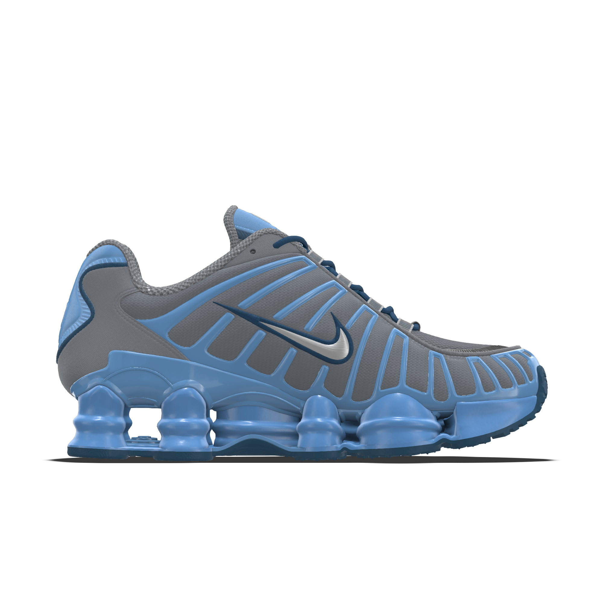 Nike Shox TL By You custom herenschoenen - Blauw - 6598160160