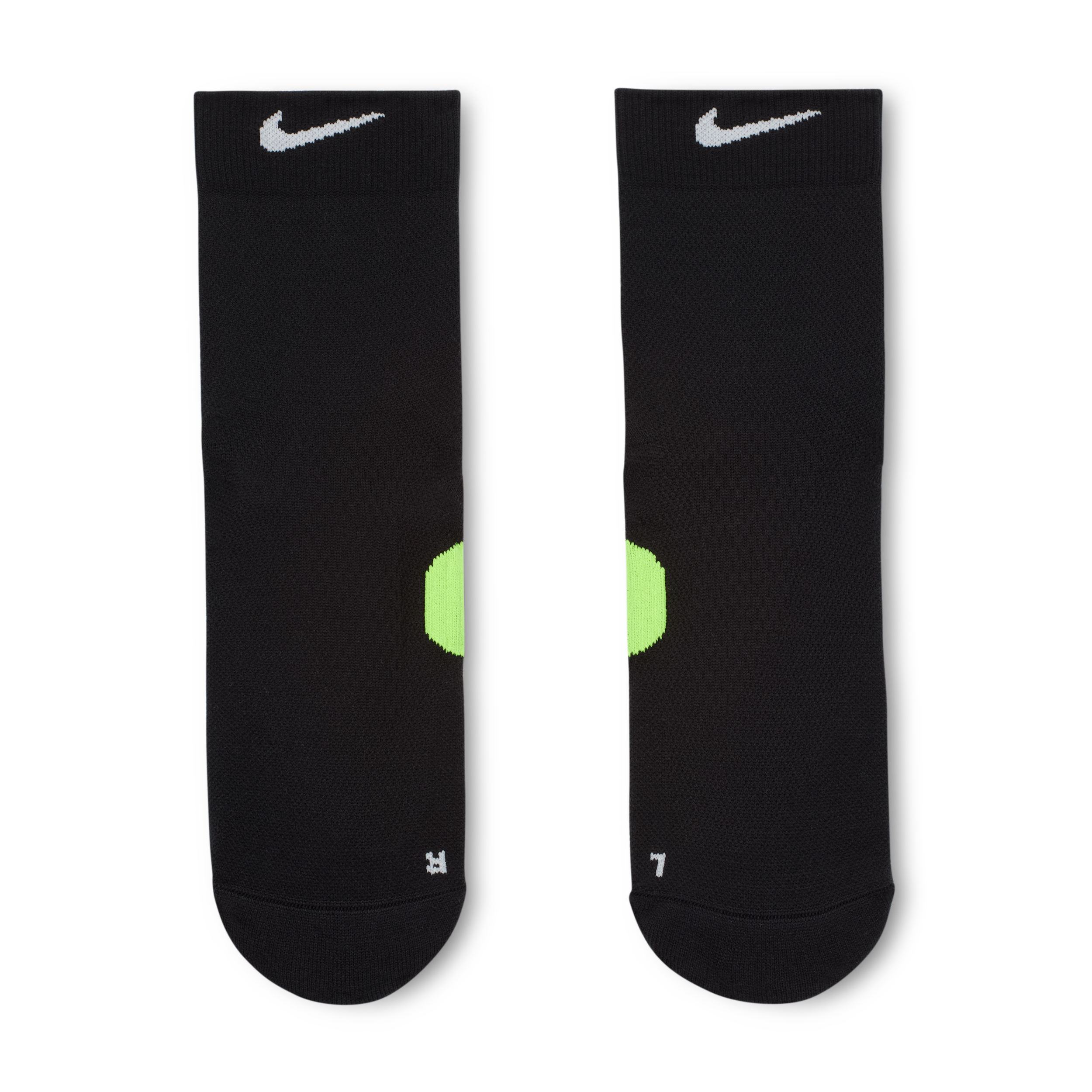 Thumbnail - Nike Running mittelschwere Micro Crew-Socken (1 Paar) - Schwarz