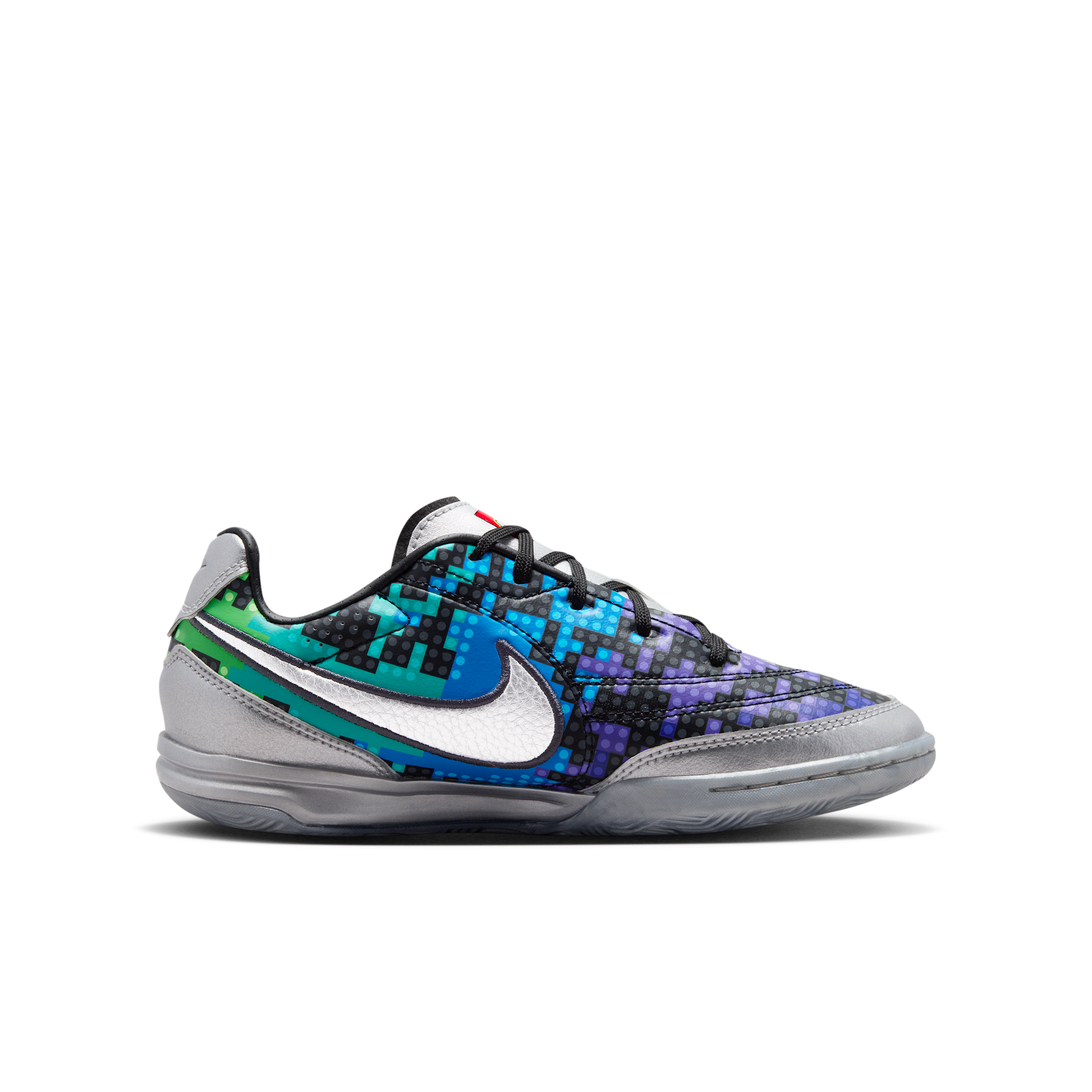 Lego x Nike Jr. Streetgato GS 'Metallic Silver Green Strike Black White' | Blue | Kid's Size 7 - IO2390-001
