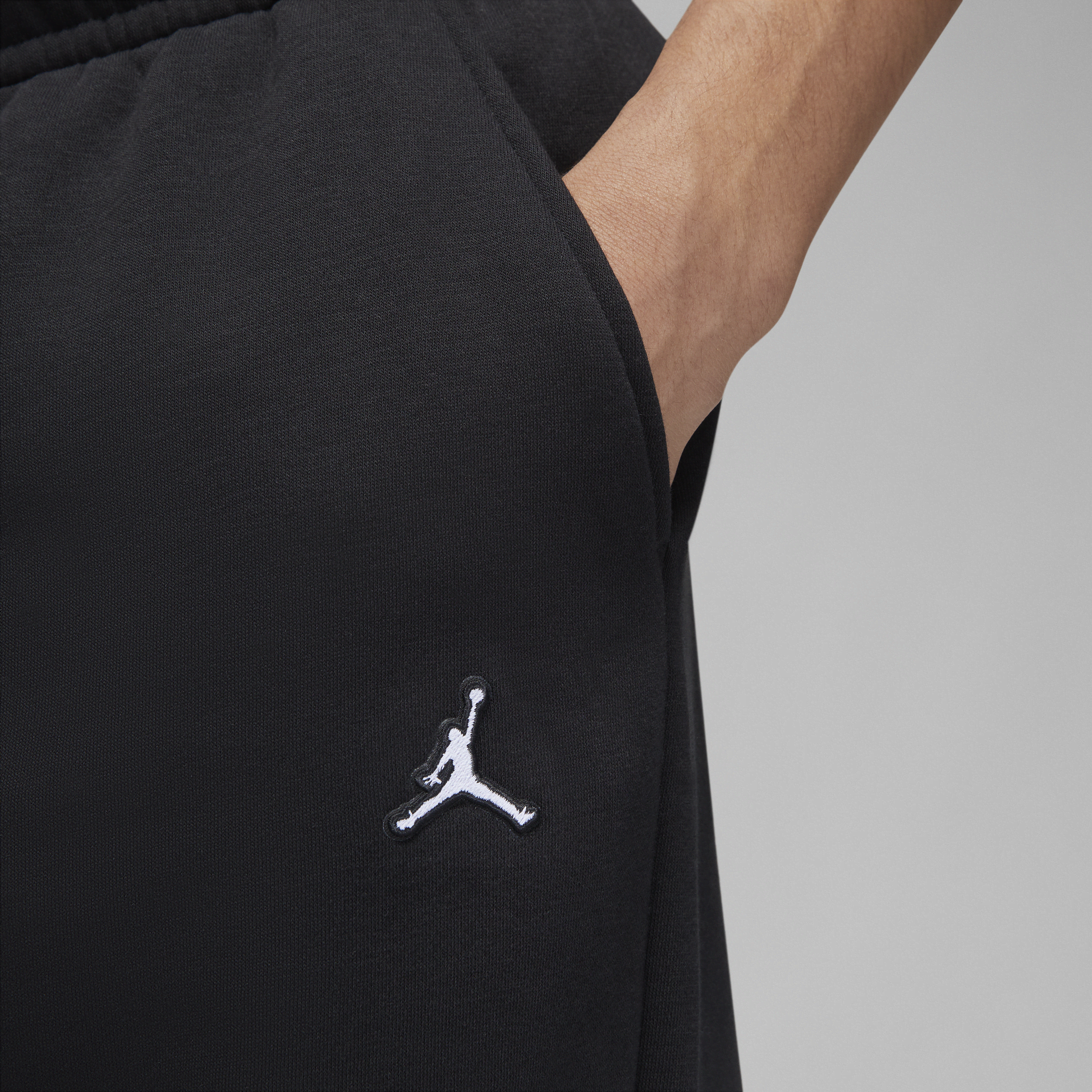 Pantalon en tissu Fleece Jordan Brooklyn pour homme - Noir