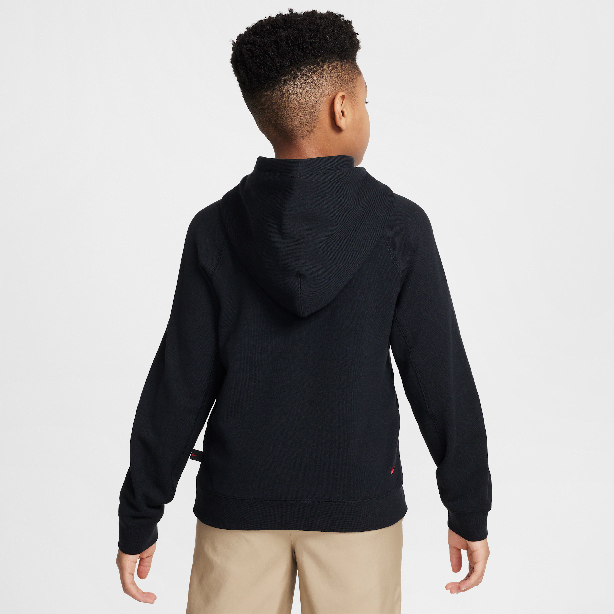 Thumbnail - FC Liverpool Sonderedition Nike Air Fußball-Hoodie (ältere Kinder) - Schwarz