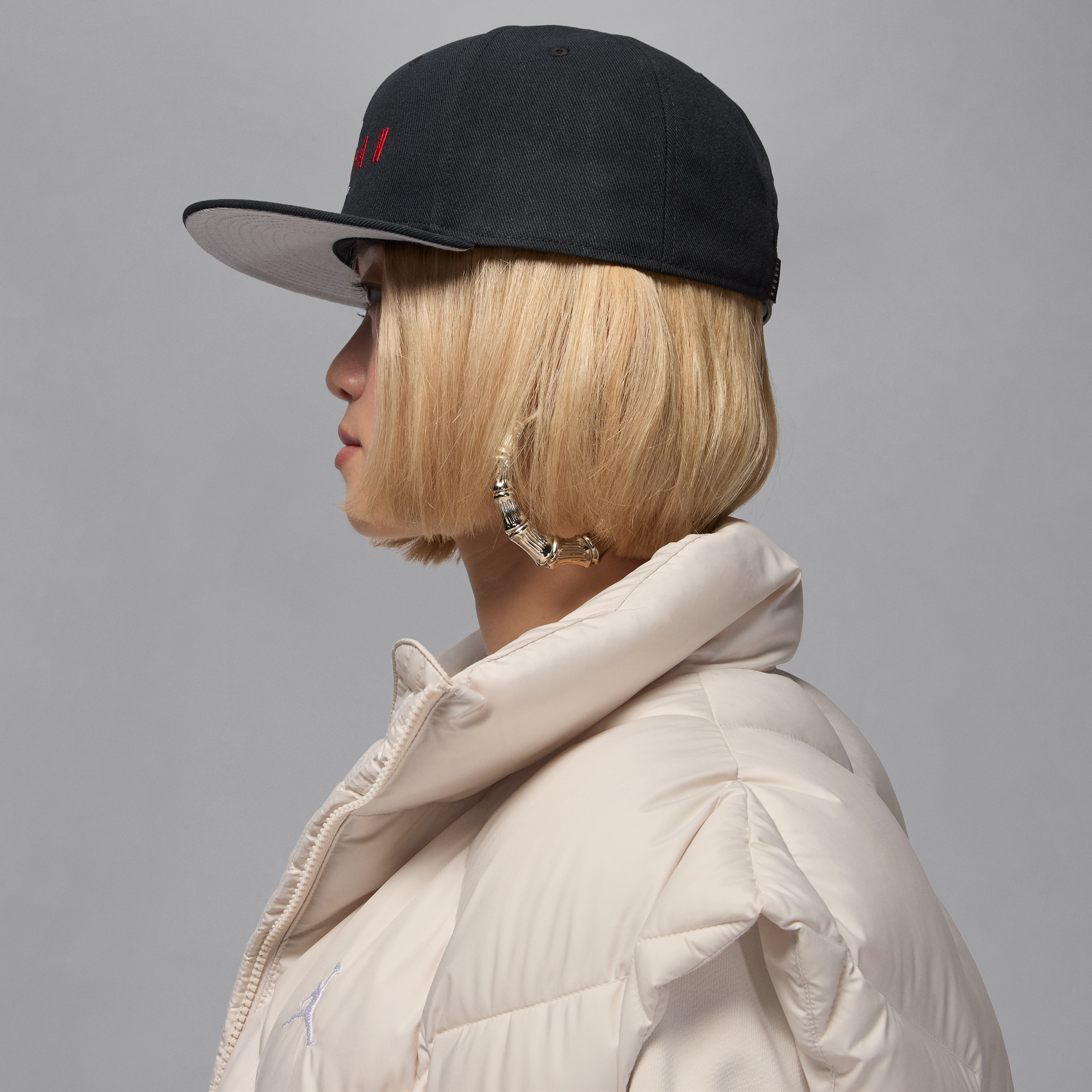 Thumbnail - Jordan Pro strukturierte Cap - Schwarz