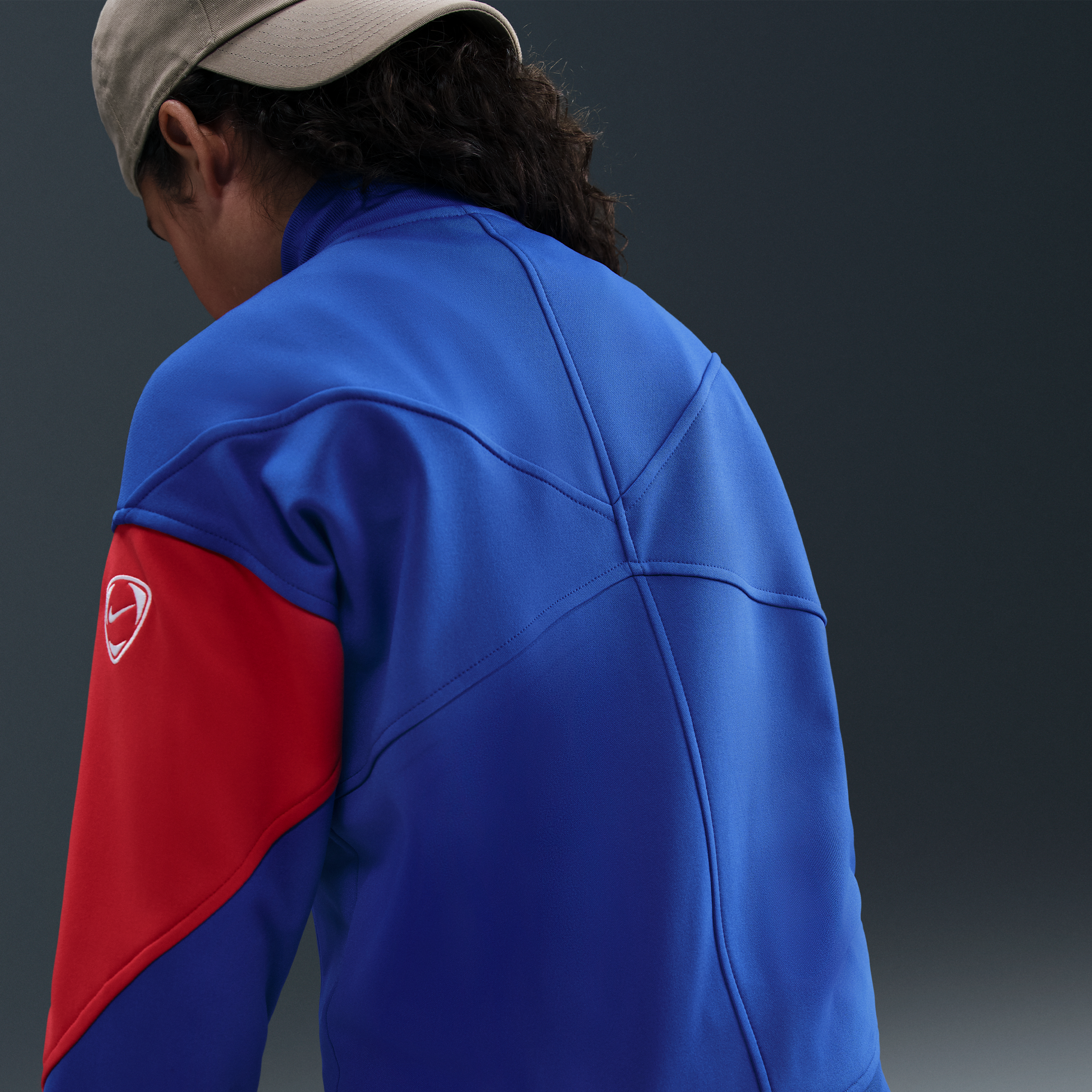 Thumbnail - Paris Saint-Germain Academy Pro Third Nike Dri-FIT Total 90 Fußball-Hymnenjacke (ältere Kinder) - Blau