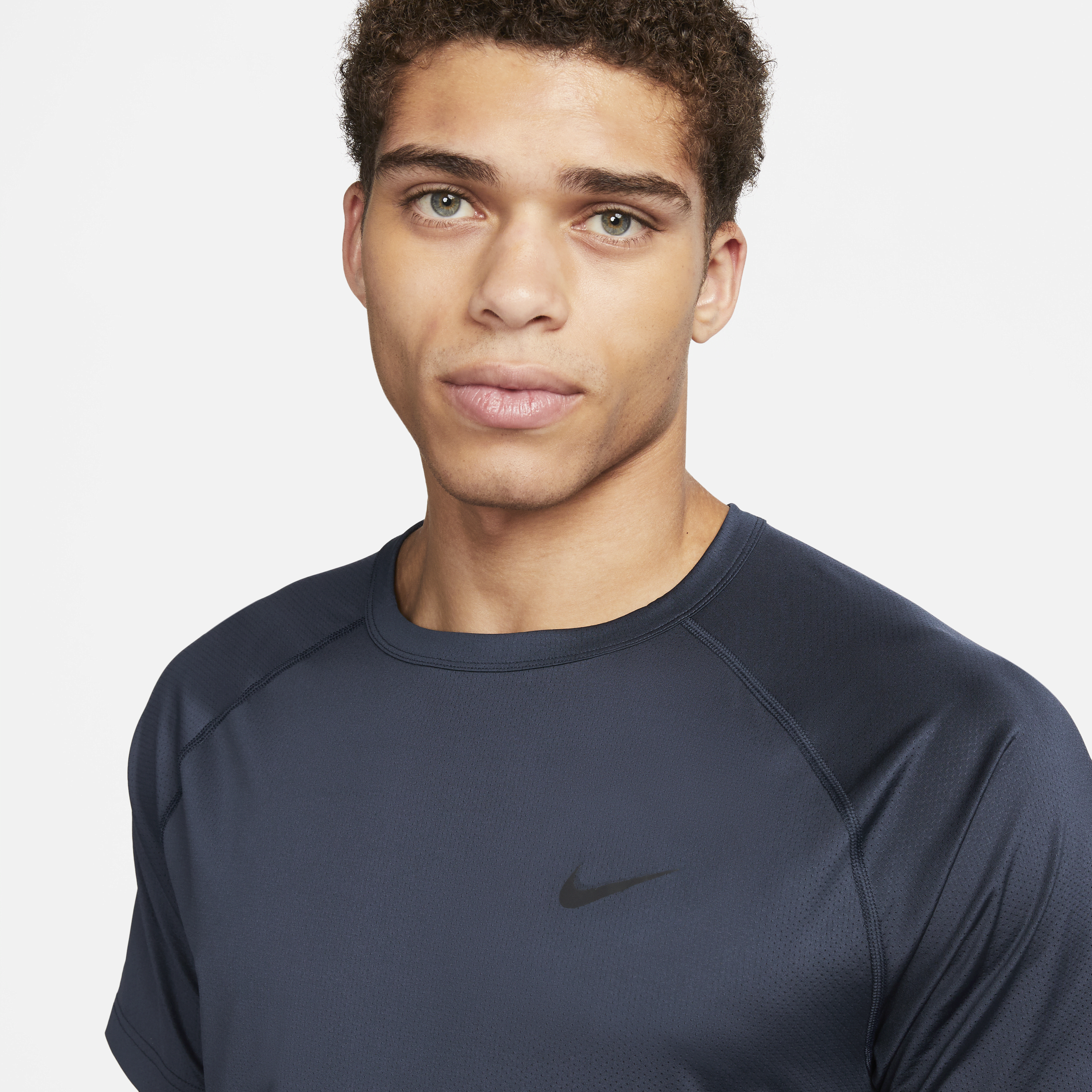 Haut de fitness à manches courtes Dri-FIT Nike Ready pour homme - Bleu