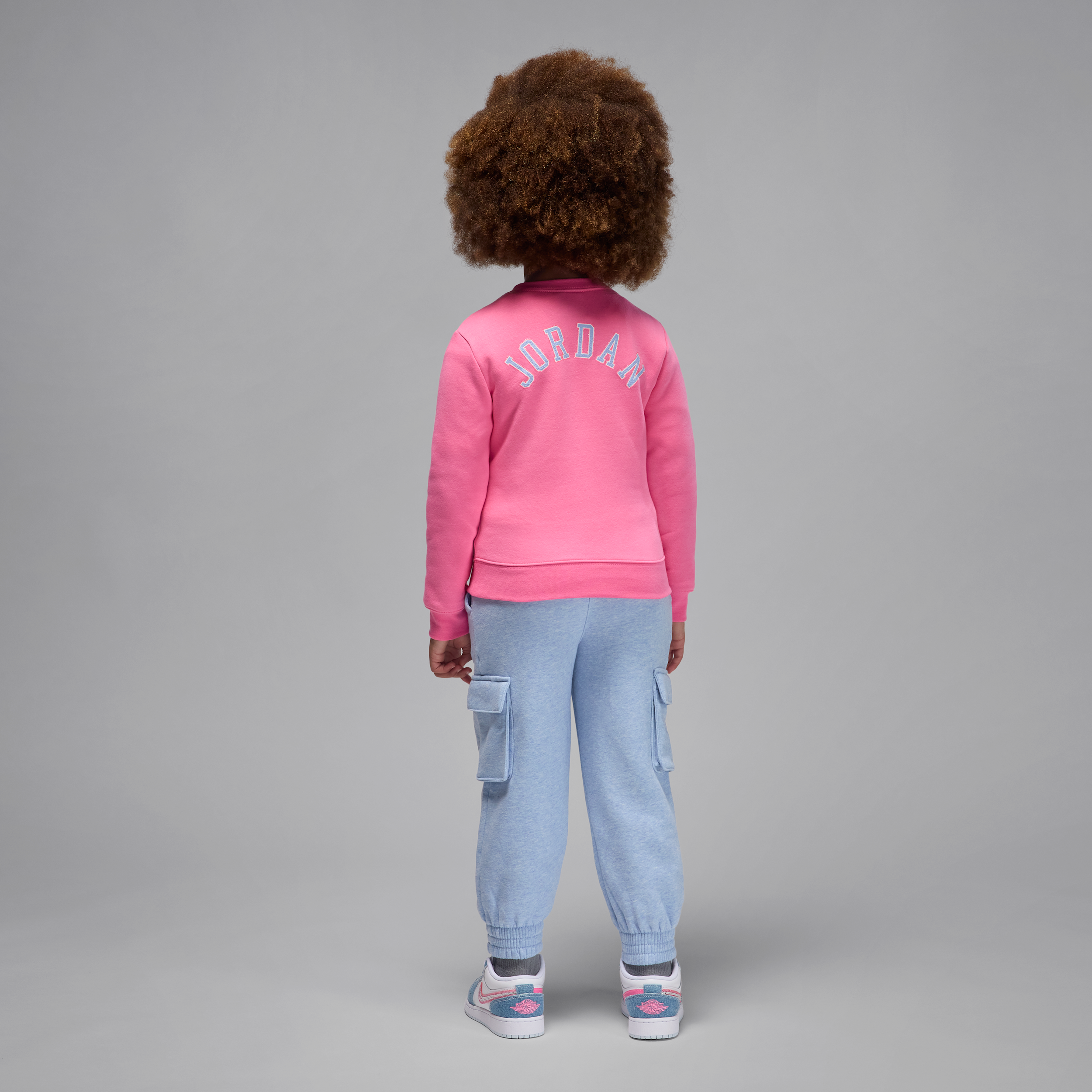 Thumbnail - Jordan Blue Jeans und Bling 2-teiliges Hosen-Set (Kleinkinder) - Blau