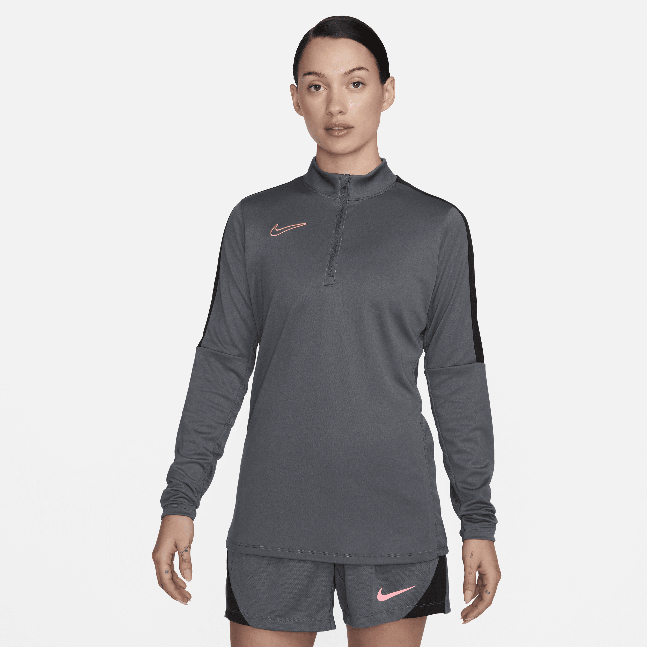 Nike Dri-FIT Academy Voetbaltrainingstop voor dames Grijs