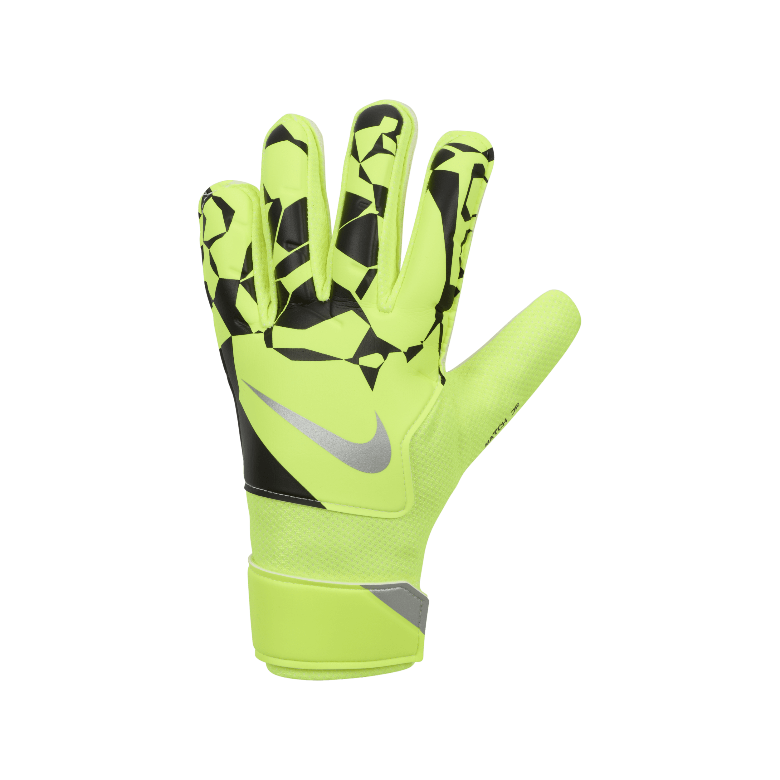 Gants de foot de gardien de but Nike Match Jr. pour ado - Jaune