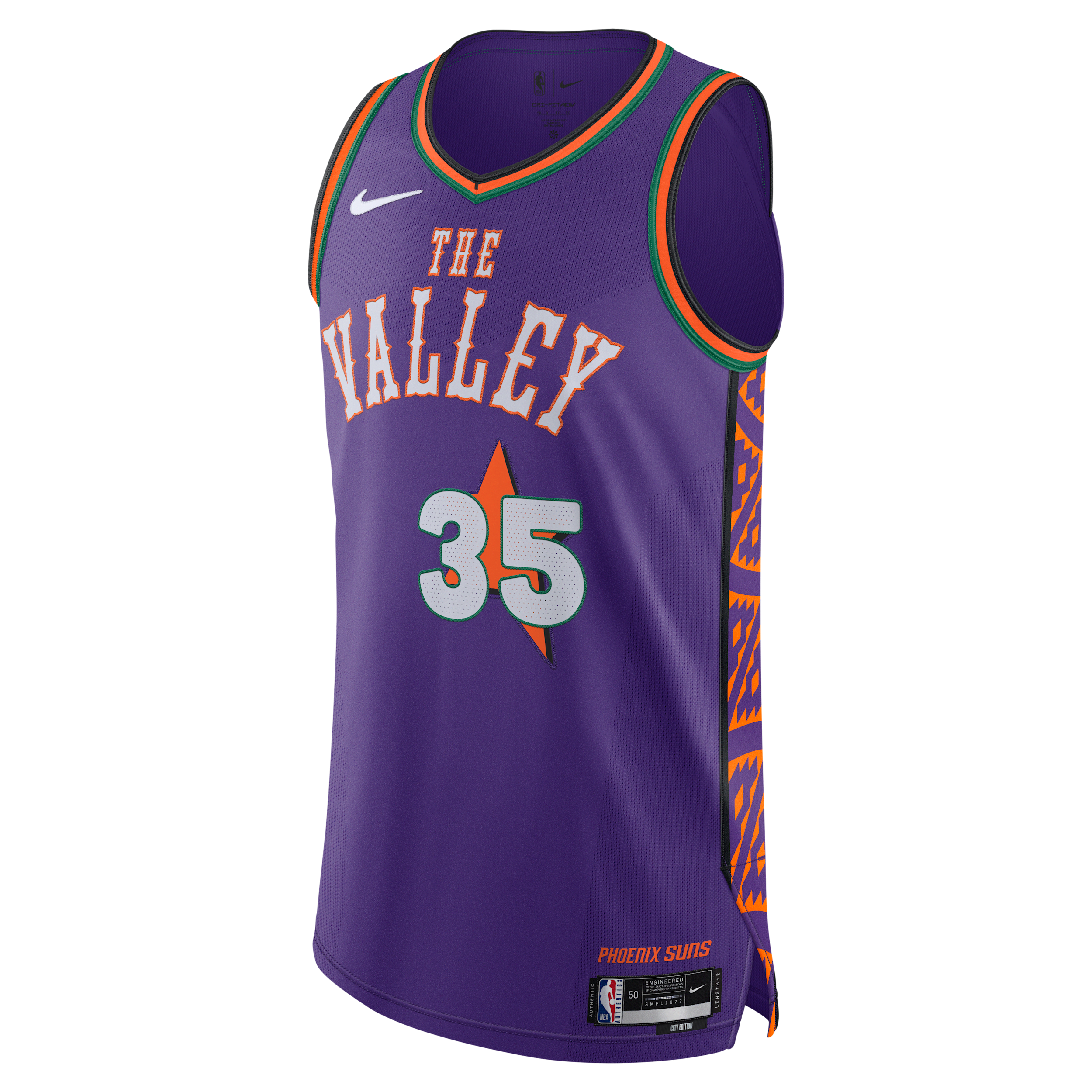 Maillot Nike Dri-FIT ADV NBA Authentic Kevin Durant Phoenix Suns 2024/25 City Edition pour homme - P