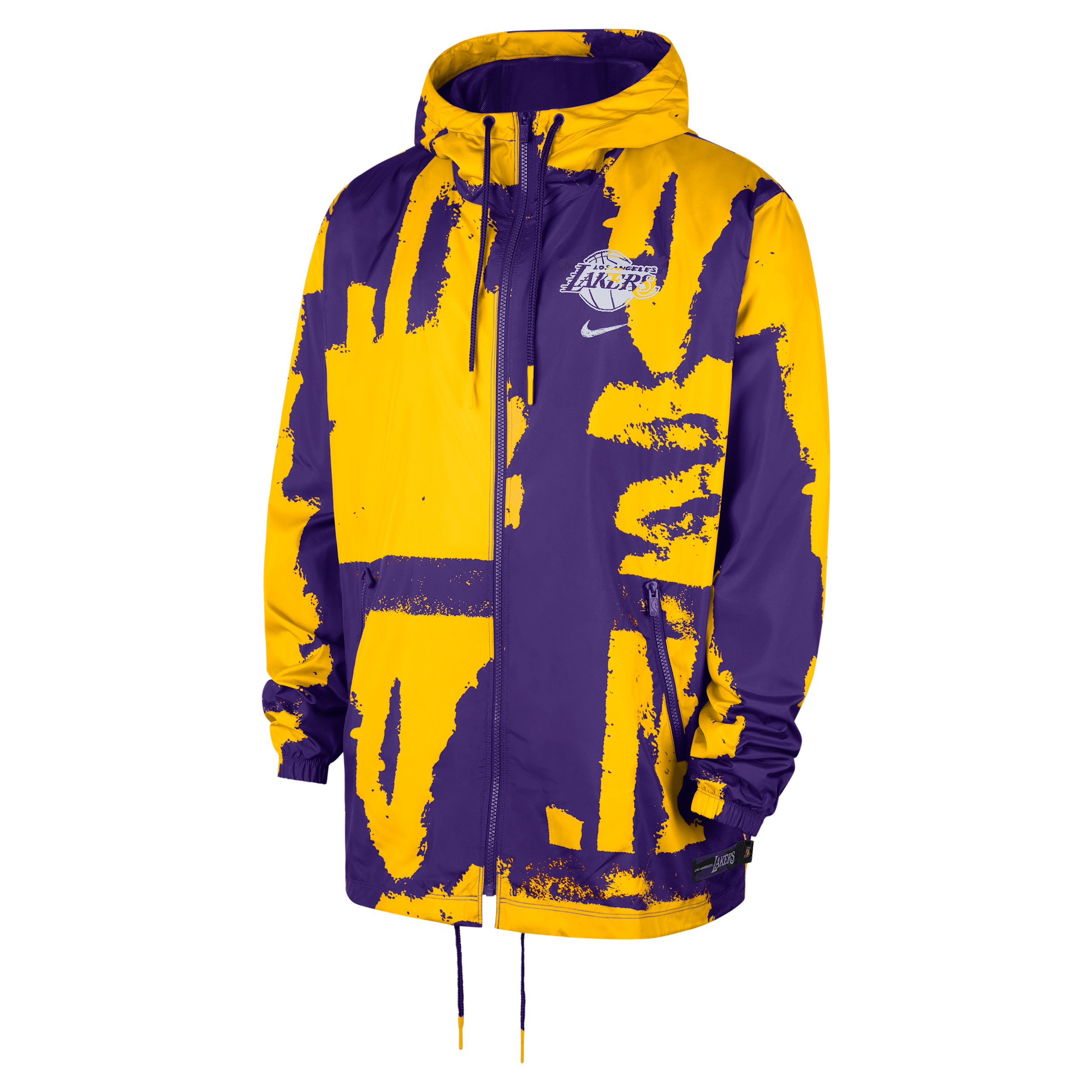 Giacca in tessuto con zip a tutta lunghezza Los Angeles Lakers Courtside Nike NBA Club – Uomo - Viola