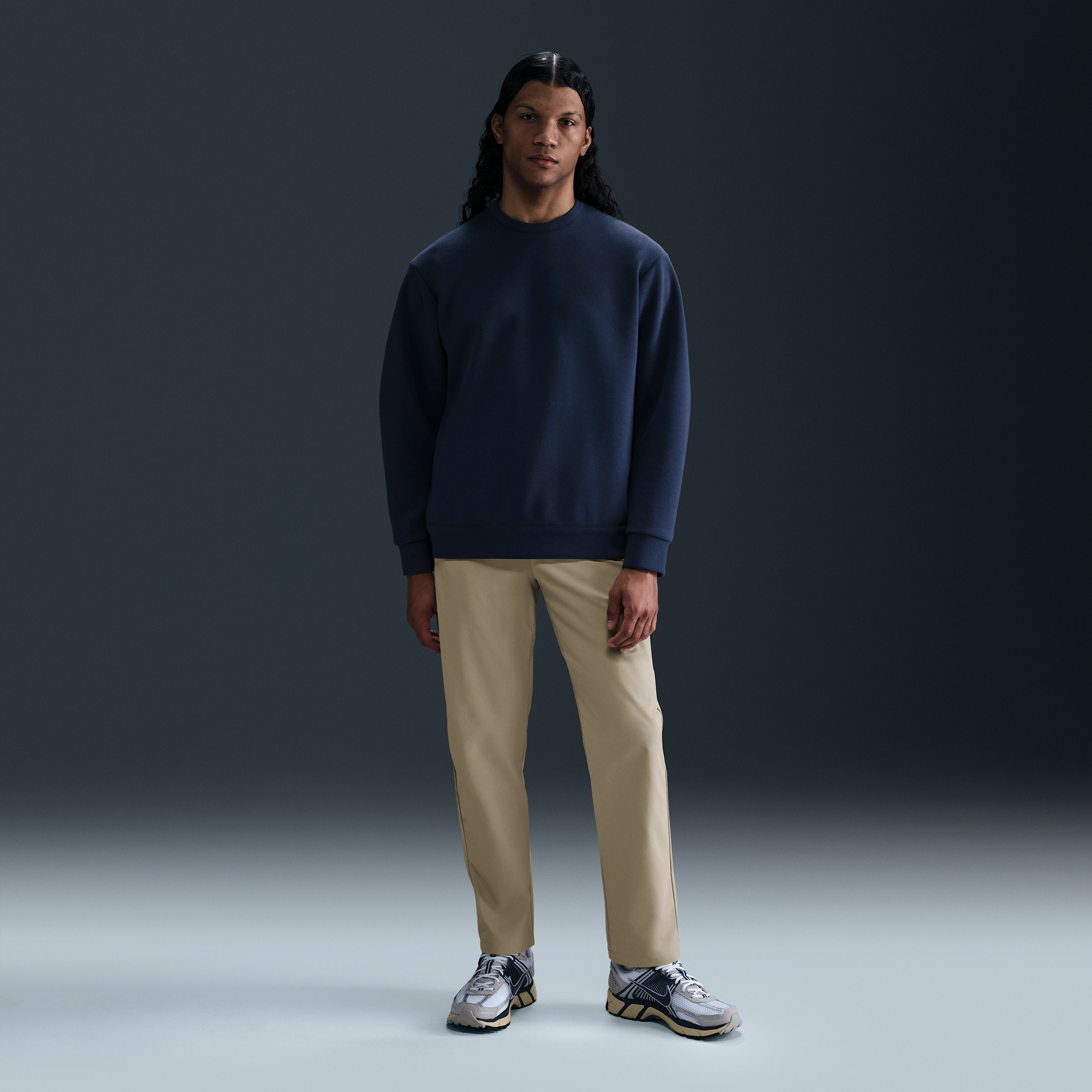 Nike 24.7 PerfectStretch Men's Dri-FIT Regular Chino Trousers - Brown - Recycled Polyester Minimum - 50% Recycled Polyester