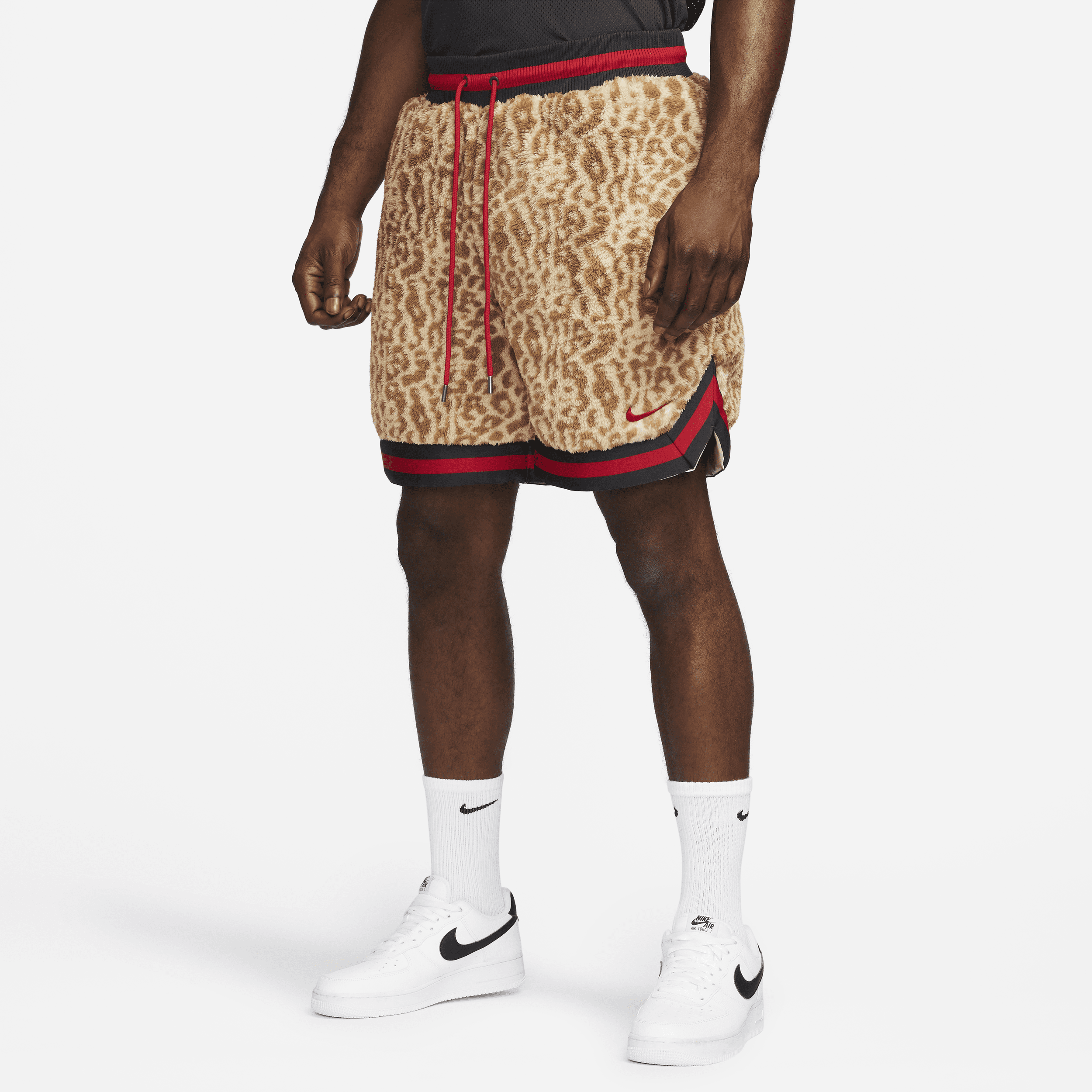 Premium Nike-basketballshorts (15 cm) til mænd - brun