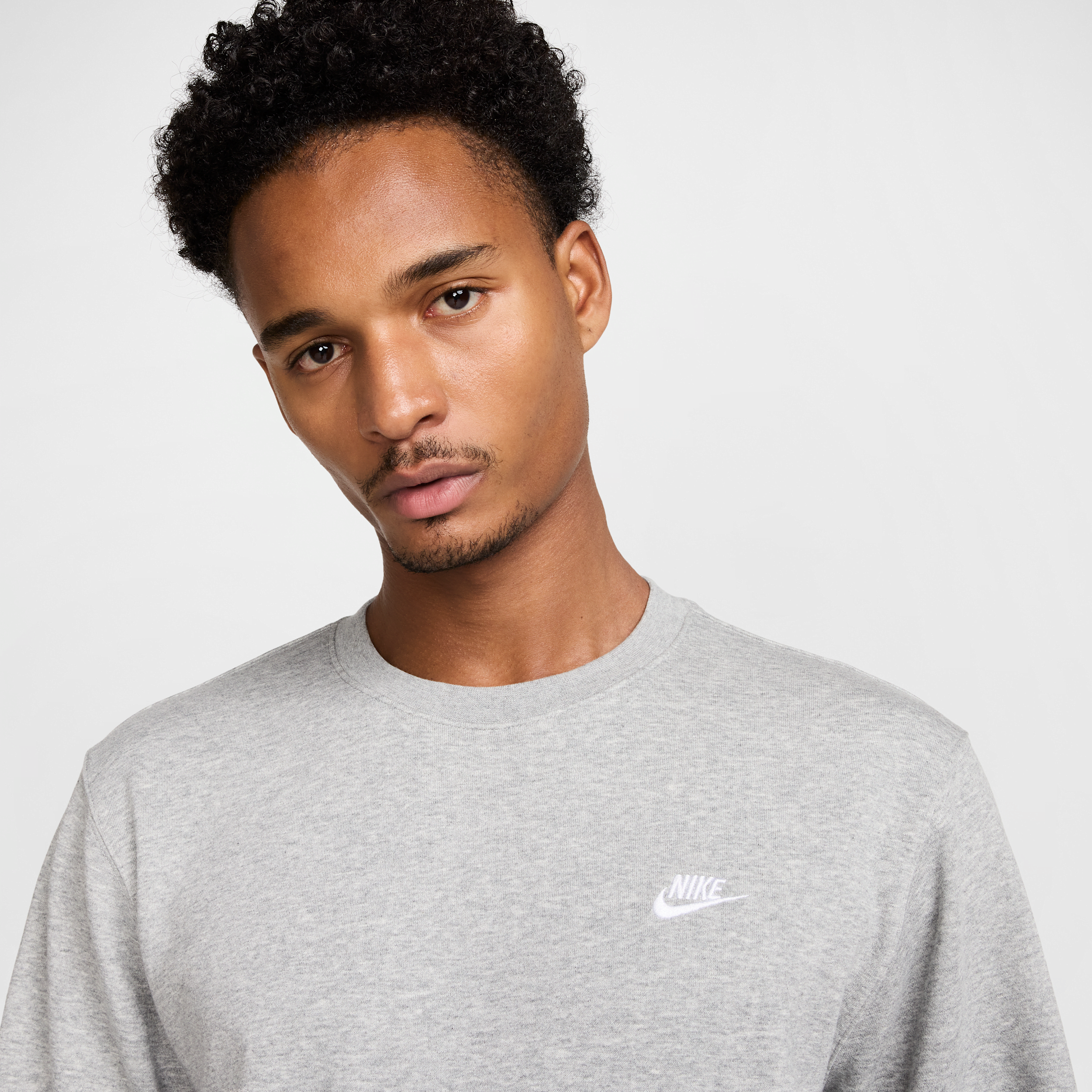 Haut en molleton Nike Club pour homme - Gris