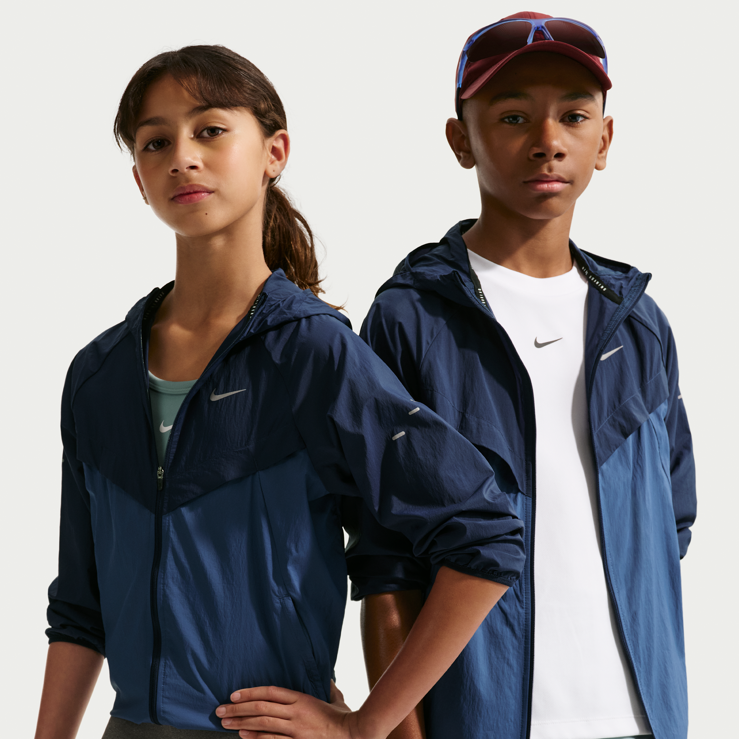 Nike Stride Kids Repel UV Training Jacket - Blue - Polyester