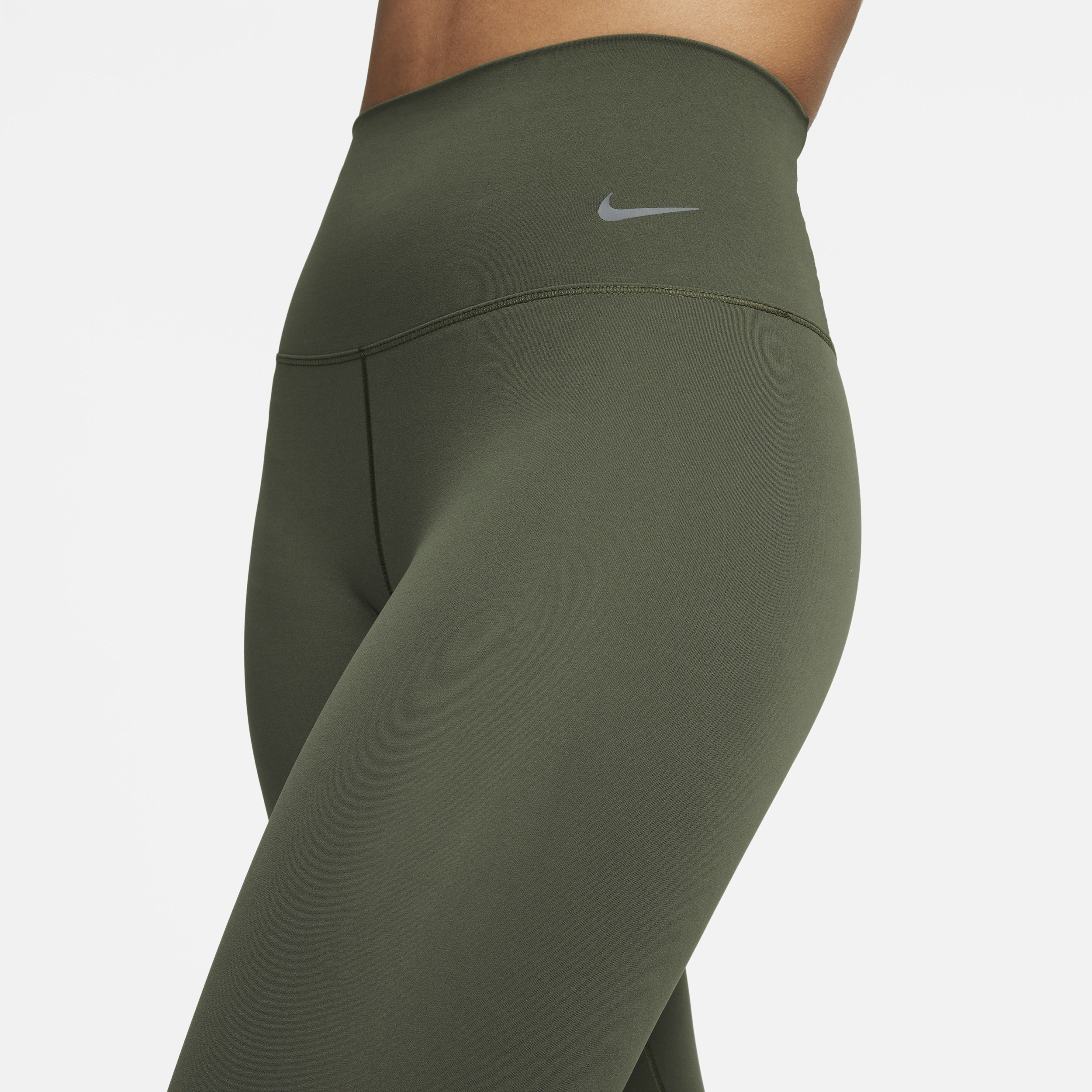 Legging taille haute à maintien léger et coupe longue Nike Zenvy pour femme - Vert