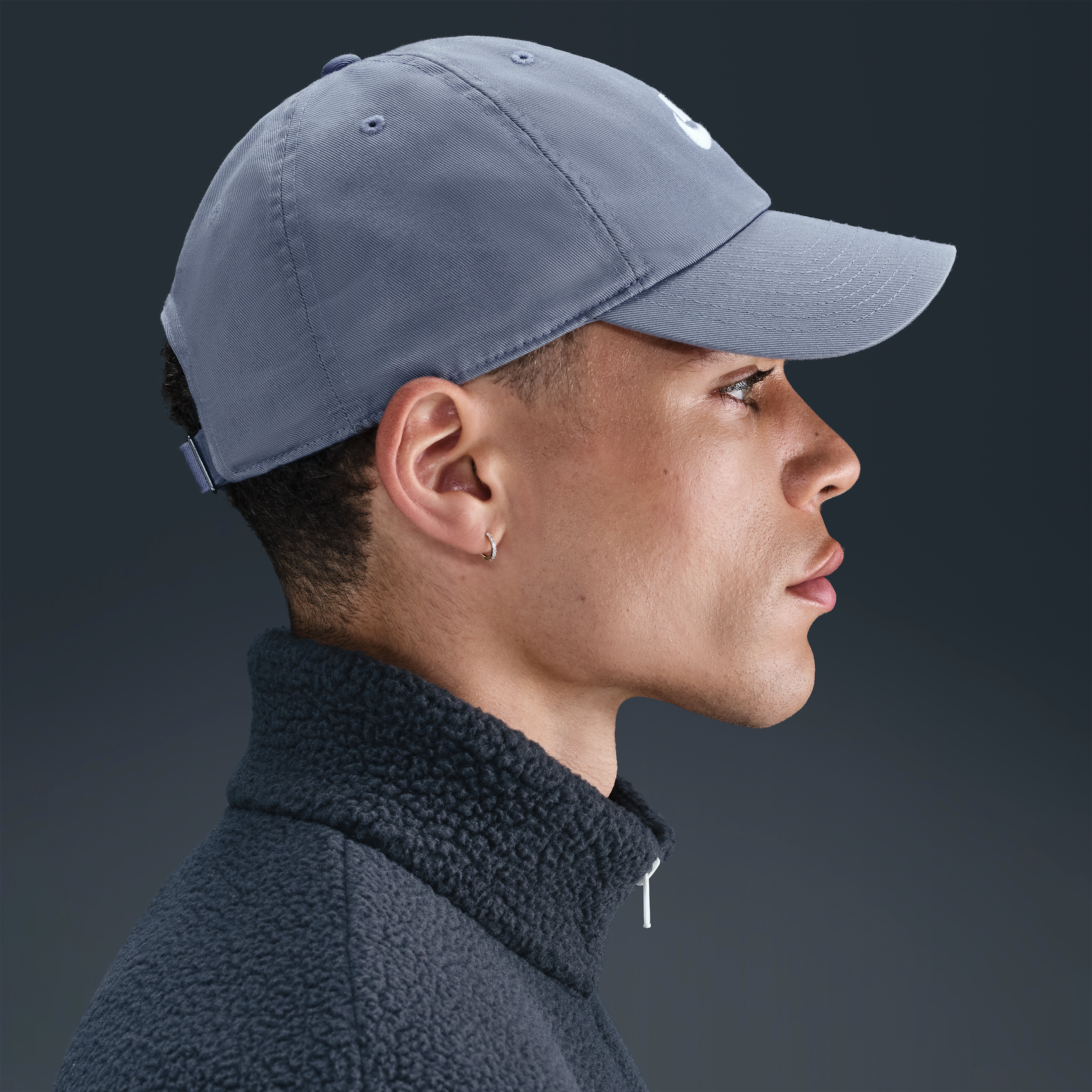 Thumbnail - Nike Club unstrukturierte Futura Wash-Cap - Blau