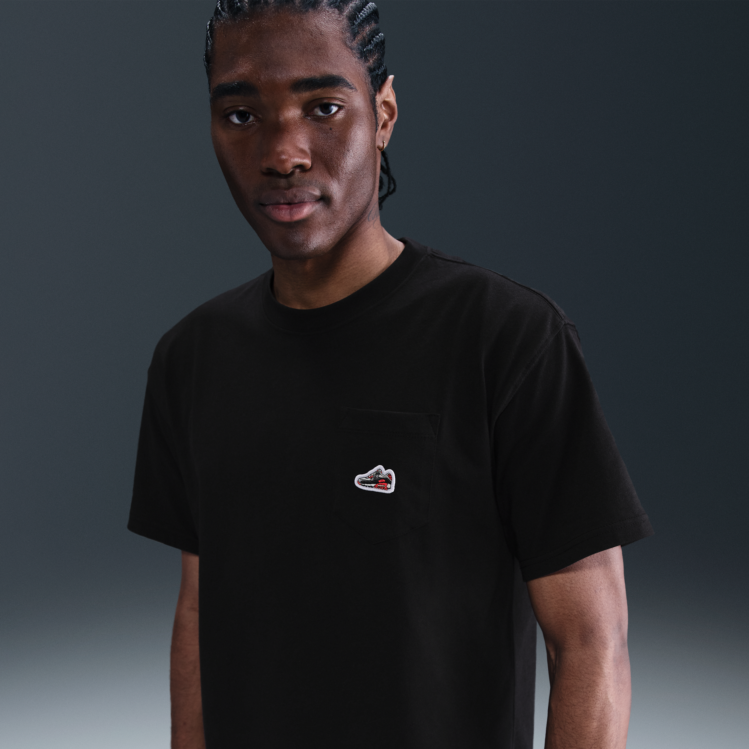 Thumbnail - Nike Sportswear Air Max 90 Herren-T-Shirt - Schwarz