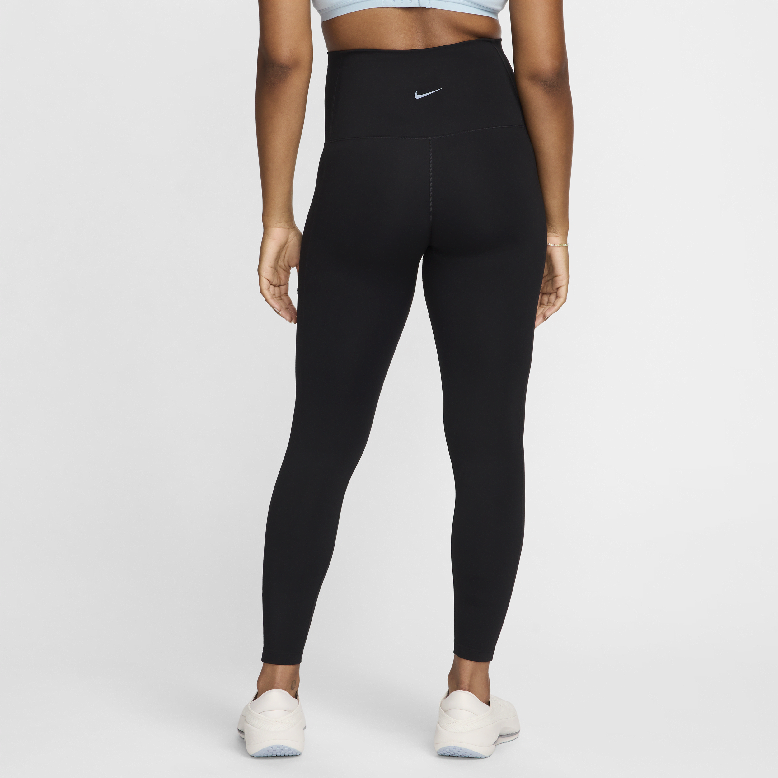 Legging 7/8 taille haute avec poches Nike (M) One pour femme (maternité) - Noir