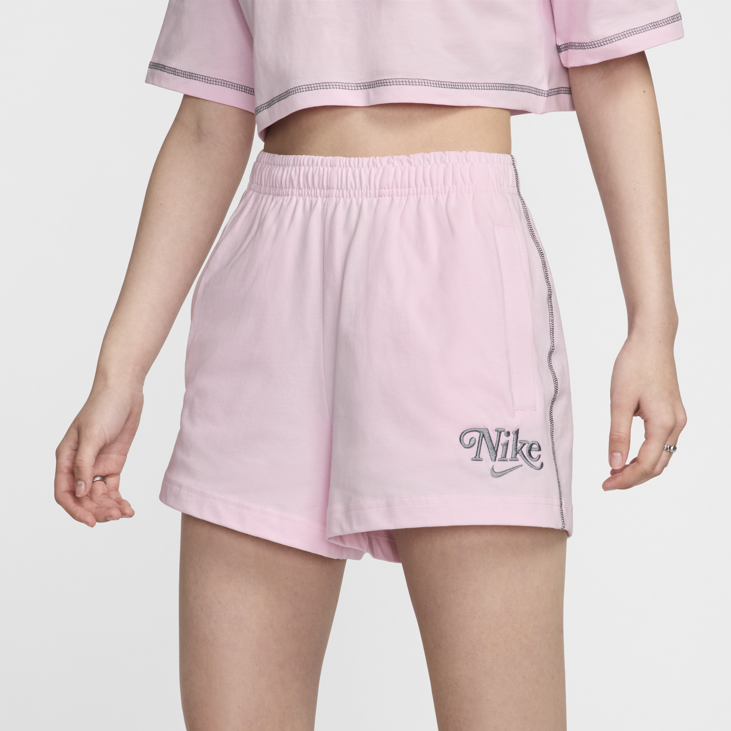 Nike Sportswear Jerseyshorts voor dames Roze