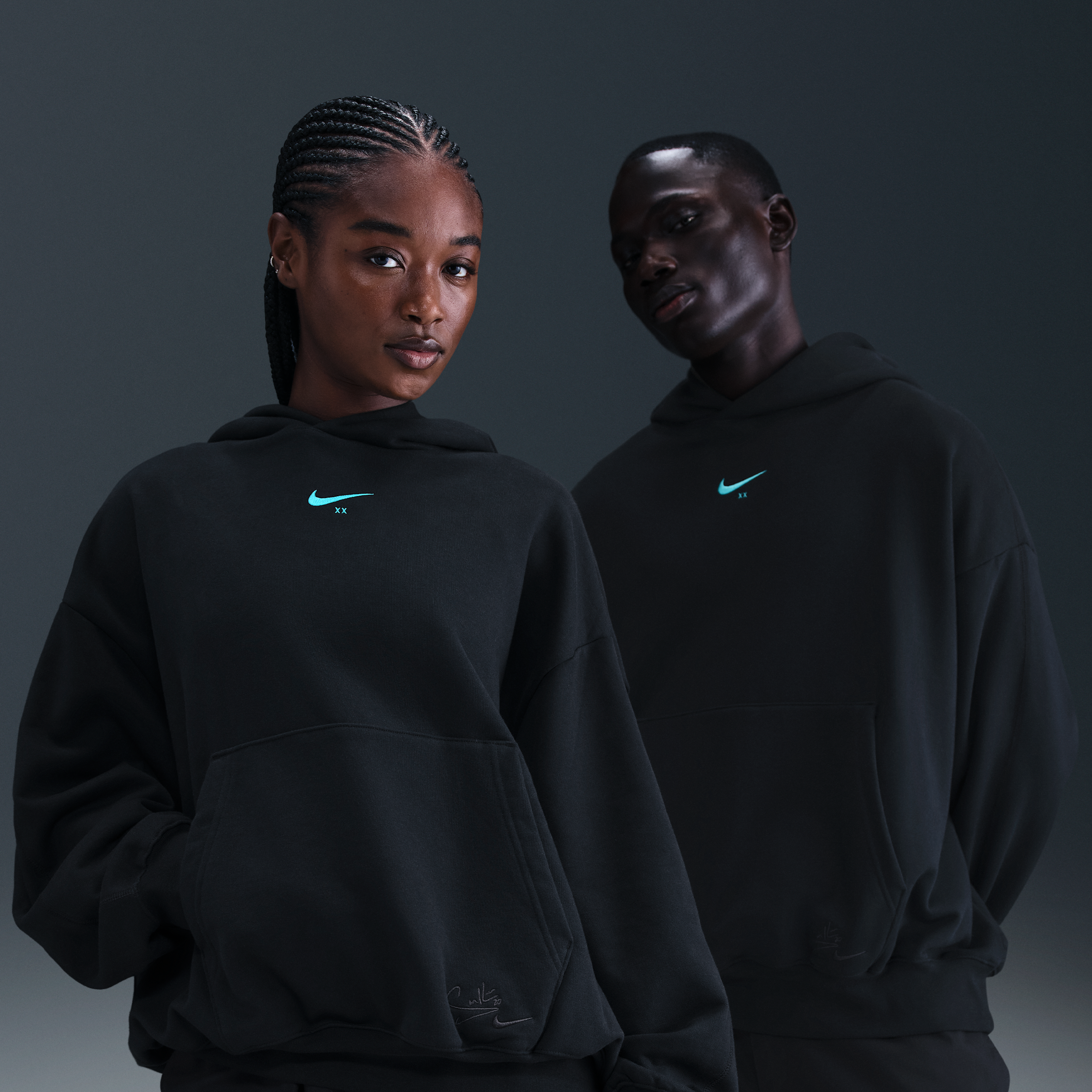 Nike 'Sam Kerr' Women's Oversized Pullover Hoodie - Black - Fleece