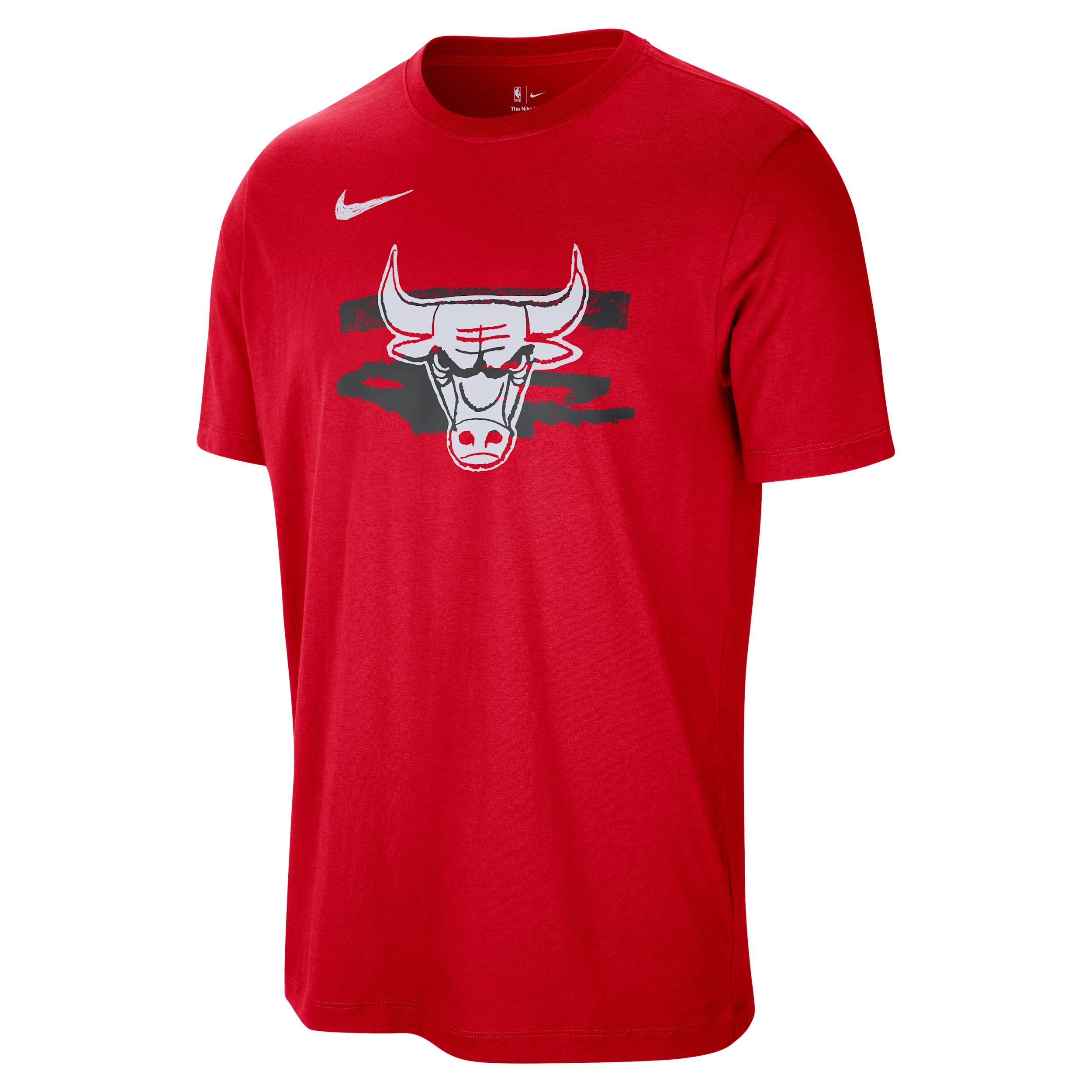 T-shirt Chicago Bulls Courtside Nike NBA – Uomo - Rosso
