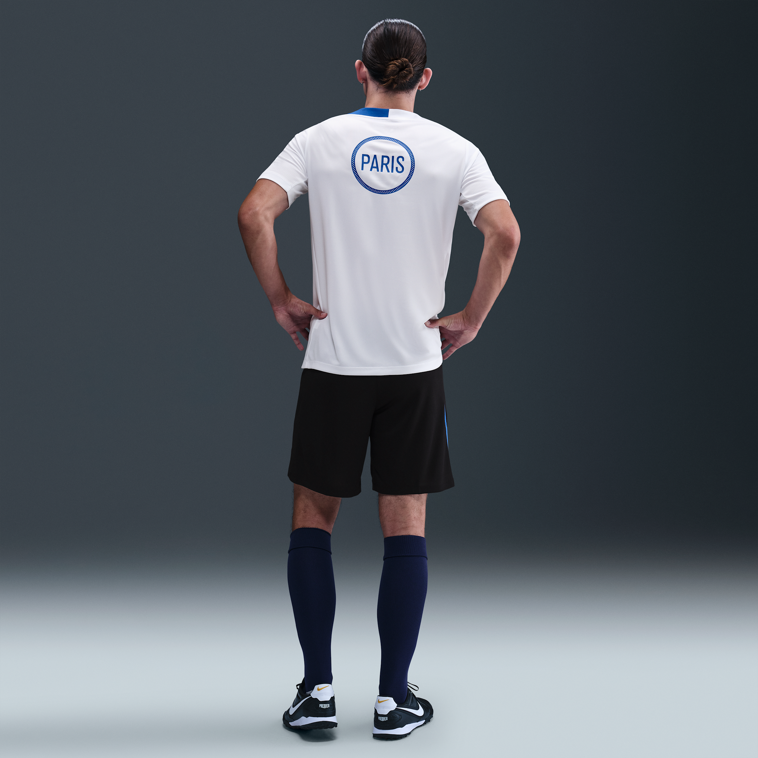 Nike Paris Saint-Germain Strike Derde Total 90 knit voetbalshorts met Dri-FIT voor heren Zwart