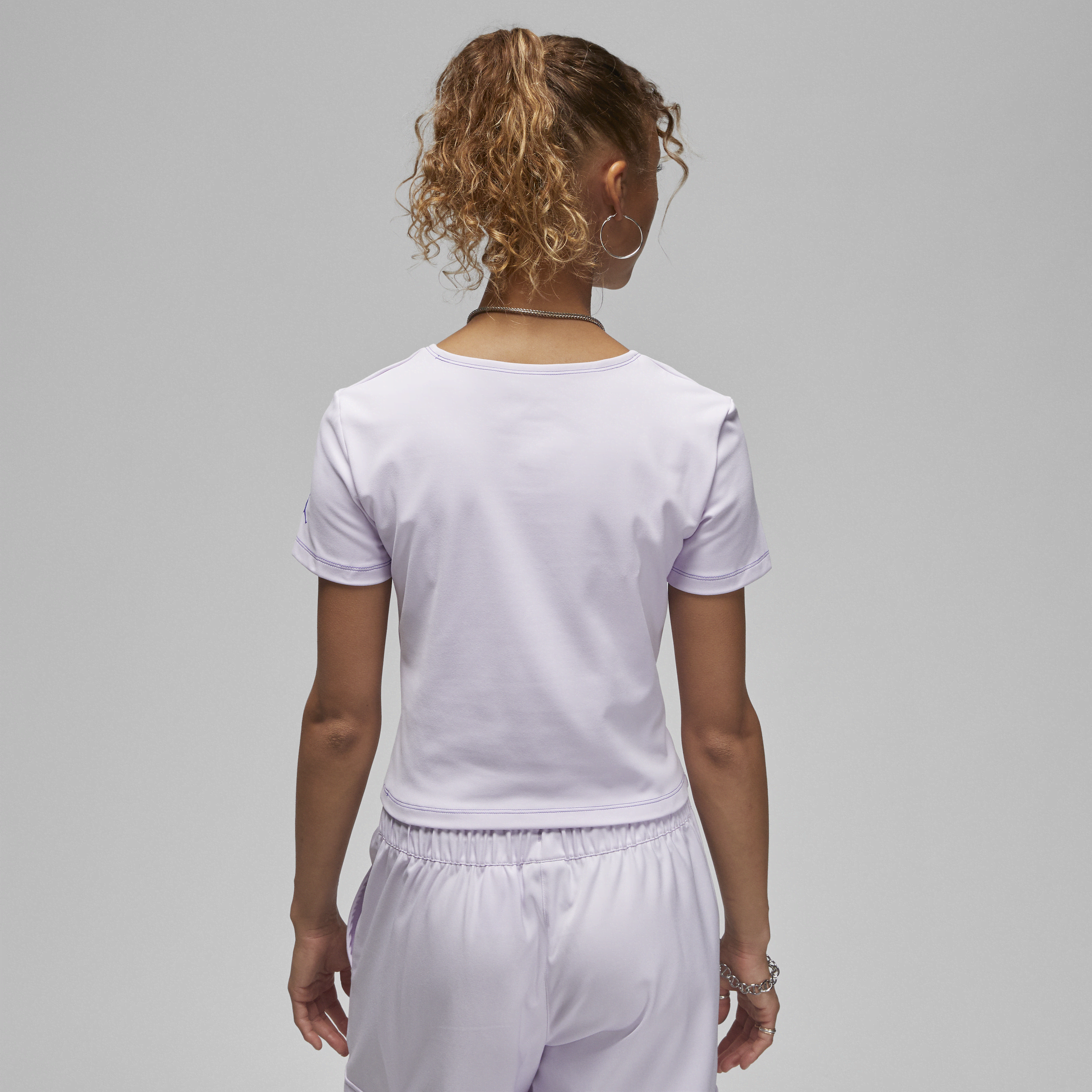 Haut avec découpe Jordan Sport pour femme - Pourpre