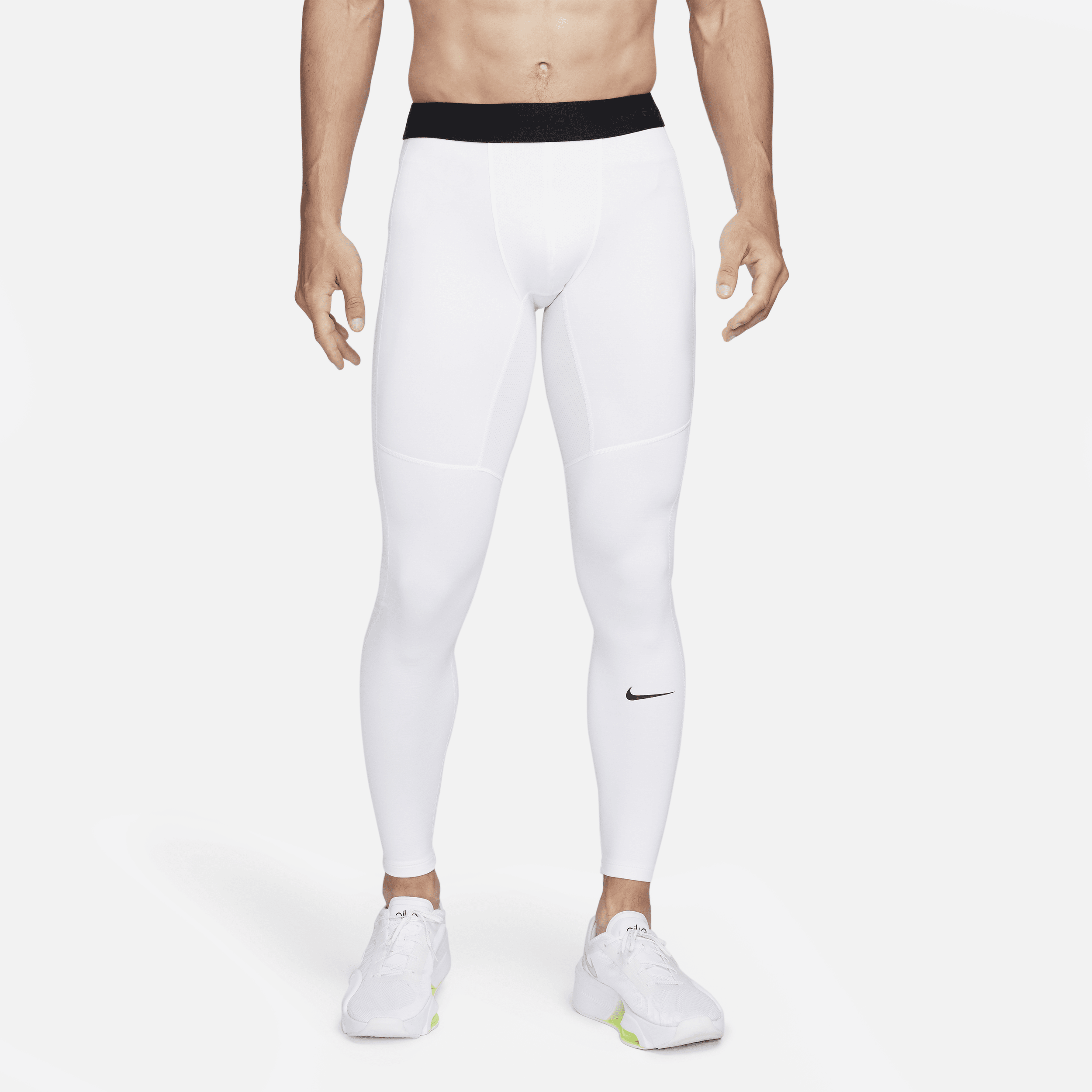 Thumbnail - Nike Pro Warm Herren-Tights - Weiß
