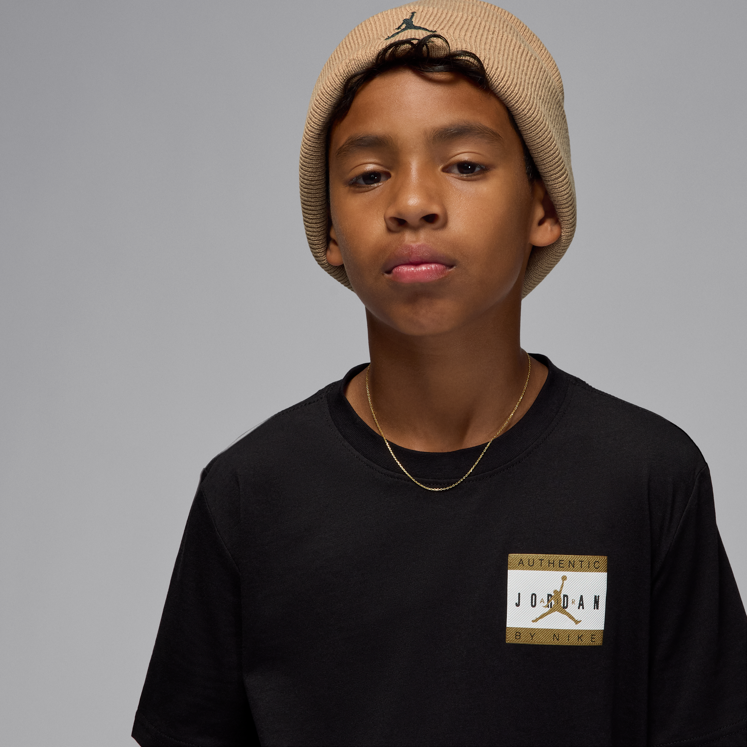 Thumbnail - Jordan Authentic Label T-Shirt (ältere Kinder) - Schwarz