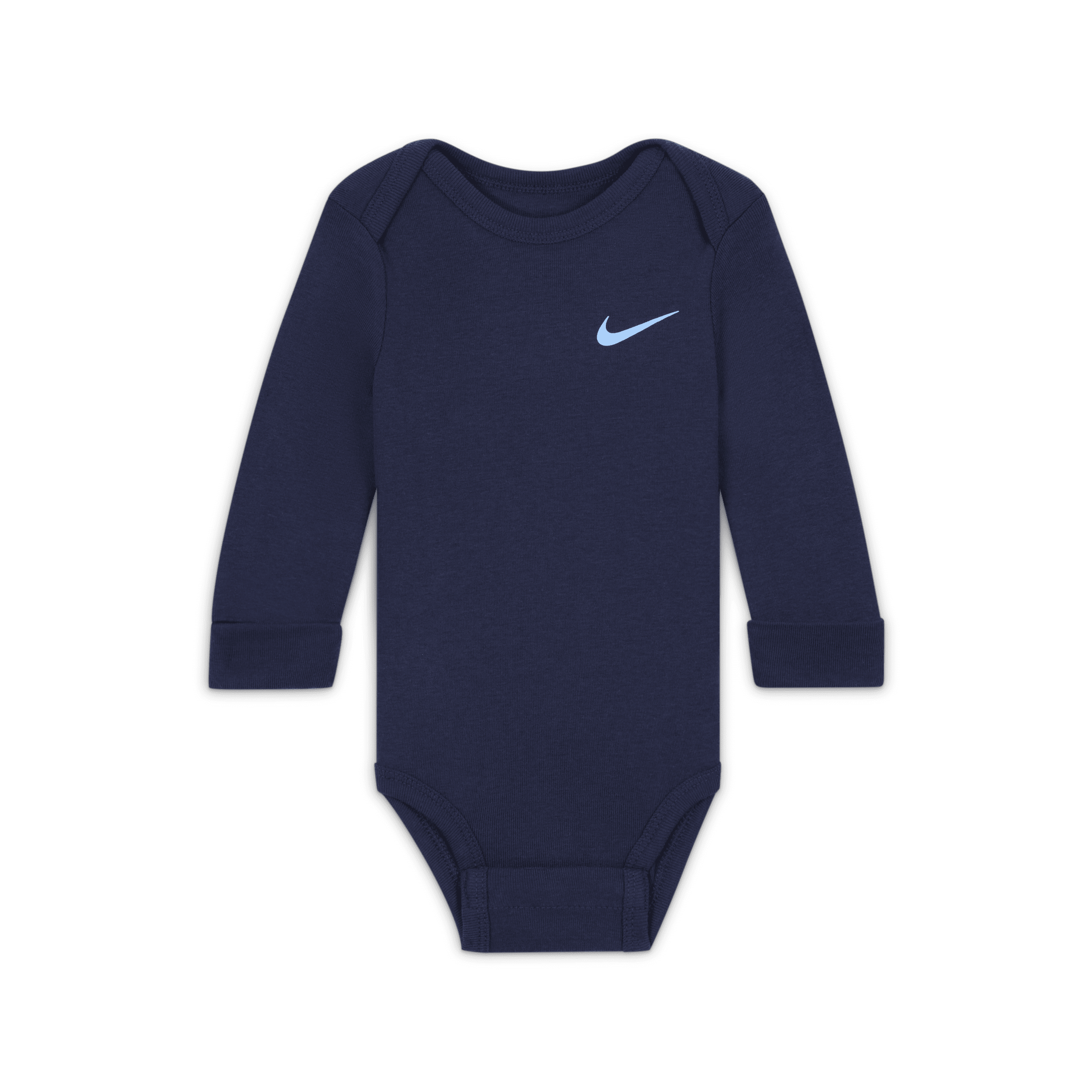 Nike Baby Essentials rompertjes met lange mouwen voor baby's (3 stuks) Blauw