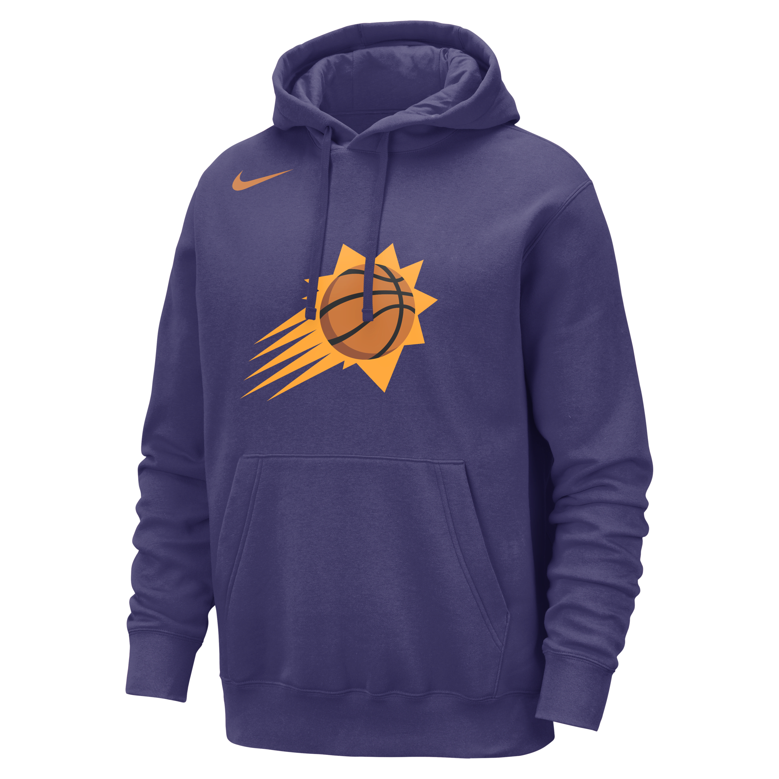 Sweat à capuche Nike NBA Phoenix Suns Club pour homme - Pourpre