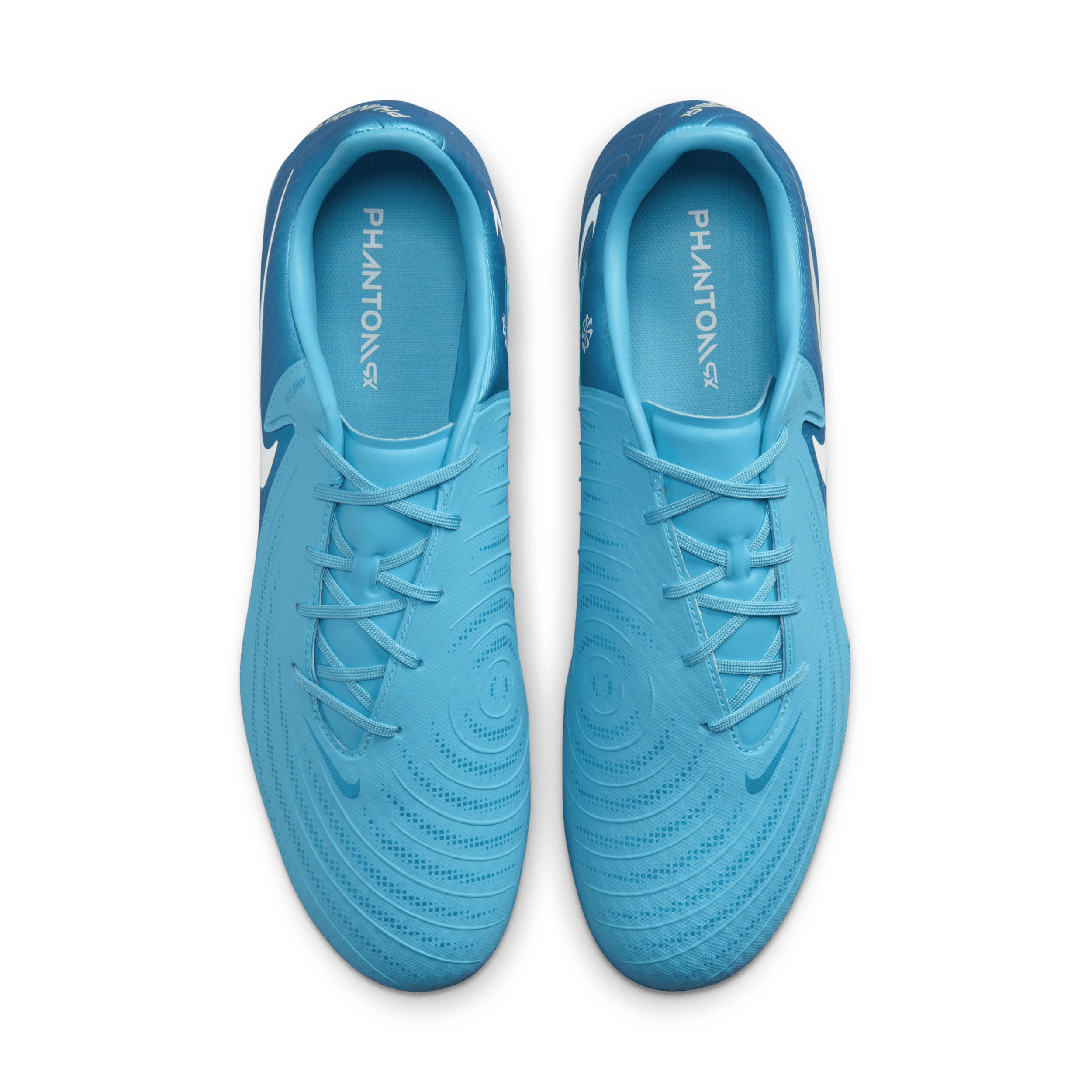 Chaussure de foot à crampons basse MG Nike Phantom GX 2 Academy - Bleu