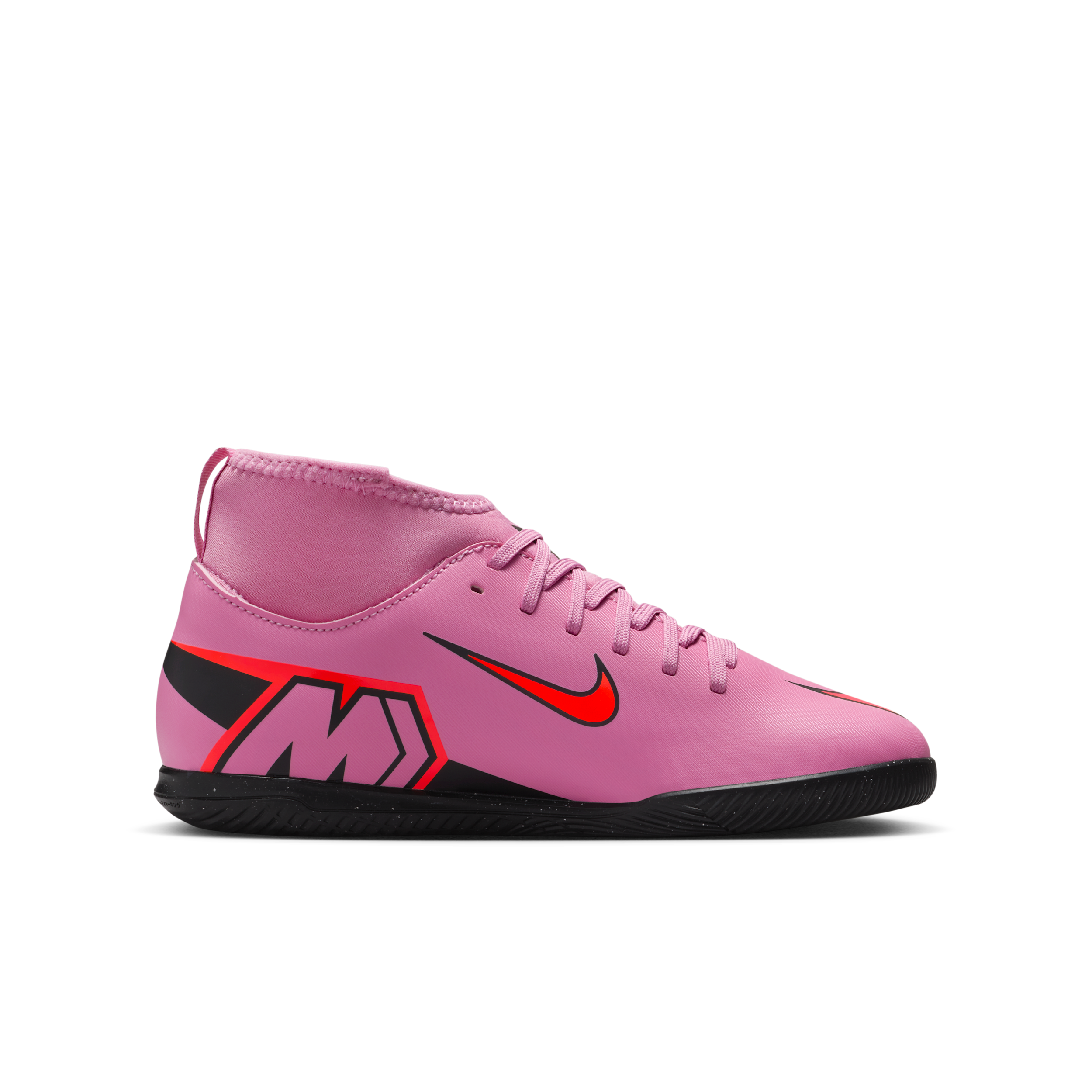 Thumbnail - Nike Jr. Mercurial Superfly 10 Club IC High-Top-Fußballschuh (jüngere/ältere Kinder) - Pink
