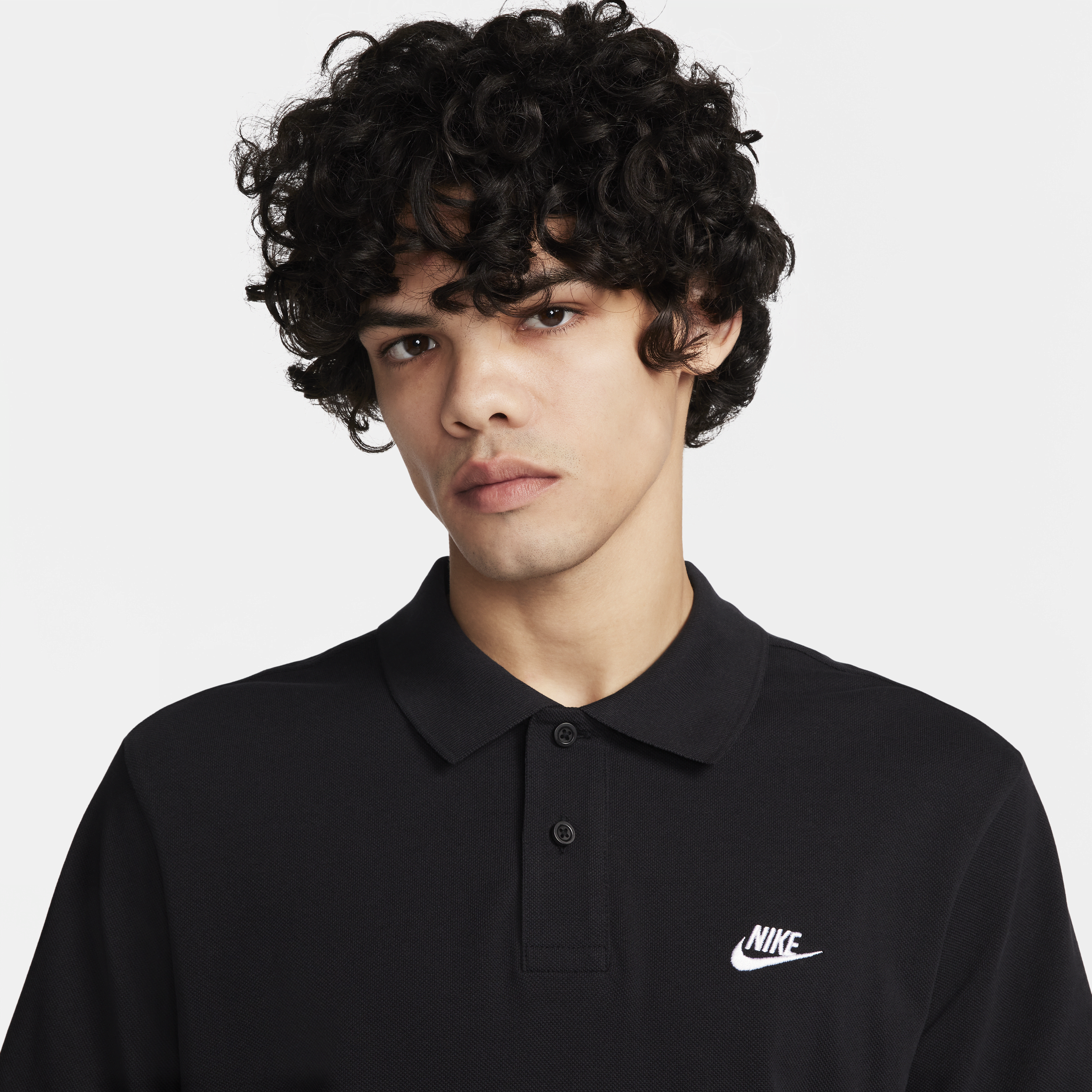 Polo à manches courtes Nike Club pour homme - Noir