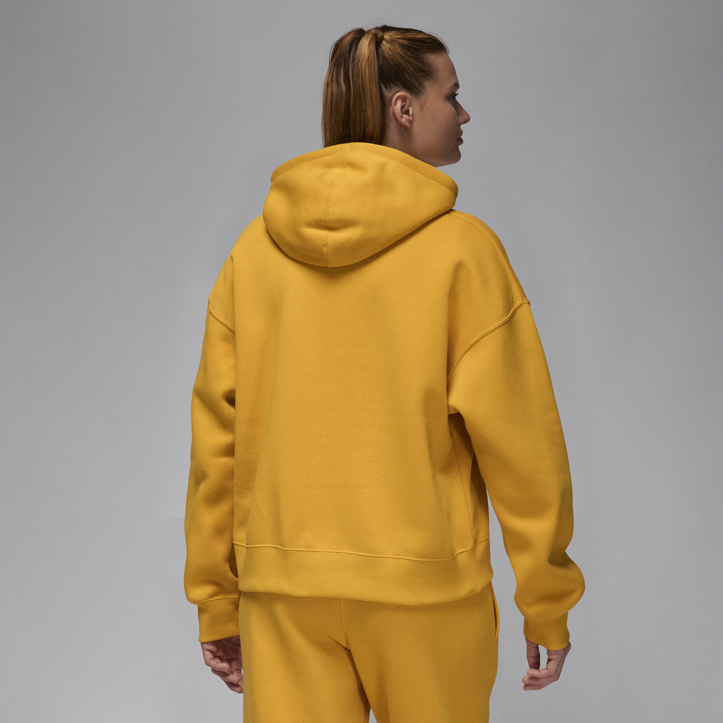 Jordan Brooklyn Fleece hoodie voor dames Geel
