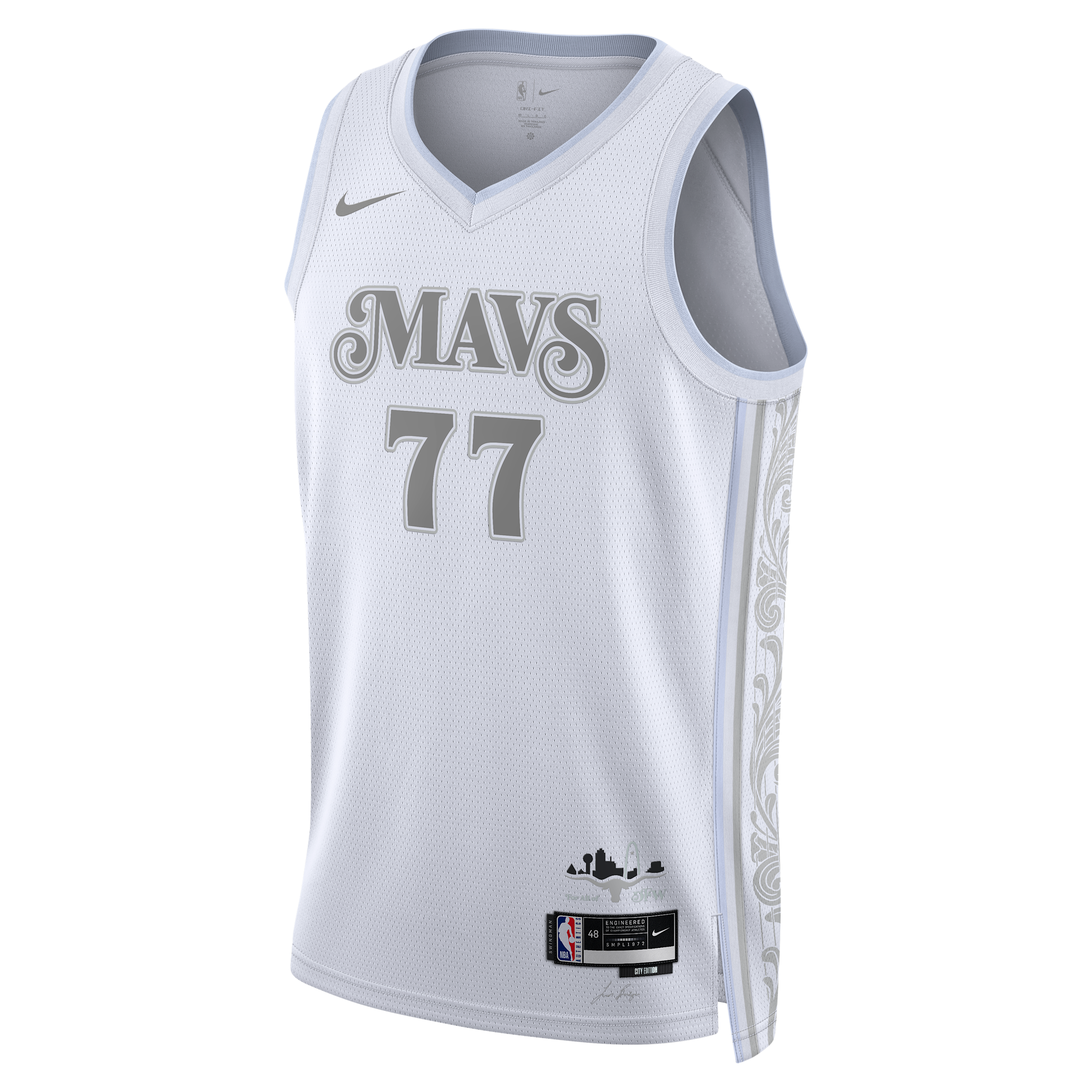 Maillot Nike Dri-FIT NBA Swingman Luka Don?i? Dallas Mavericks 2024/25 City Edition pour homme - Bla