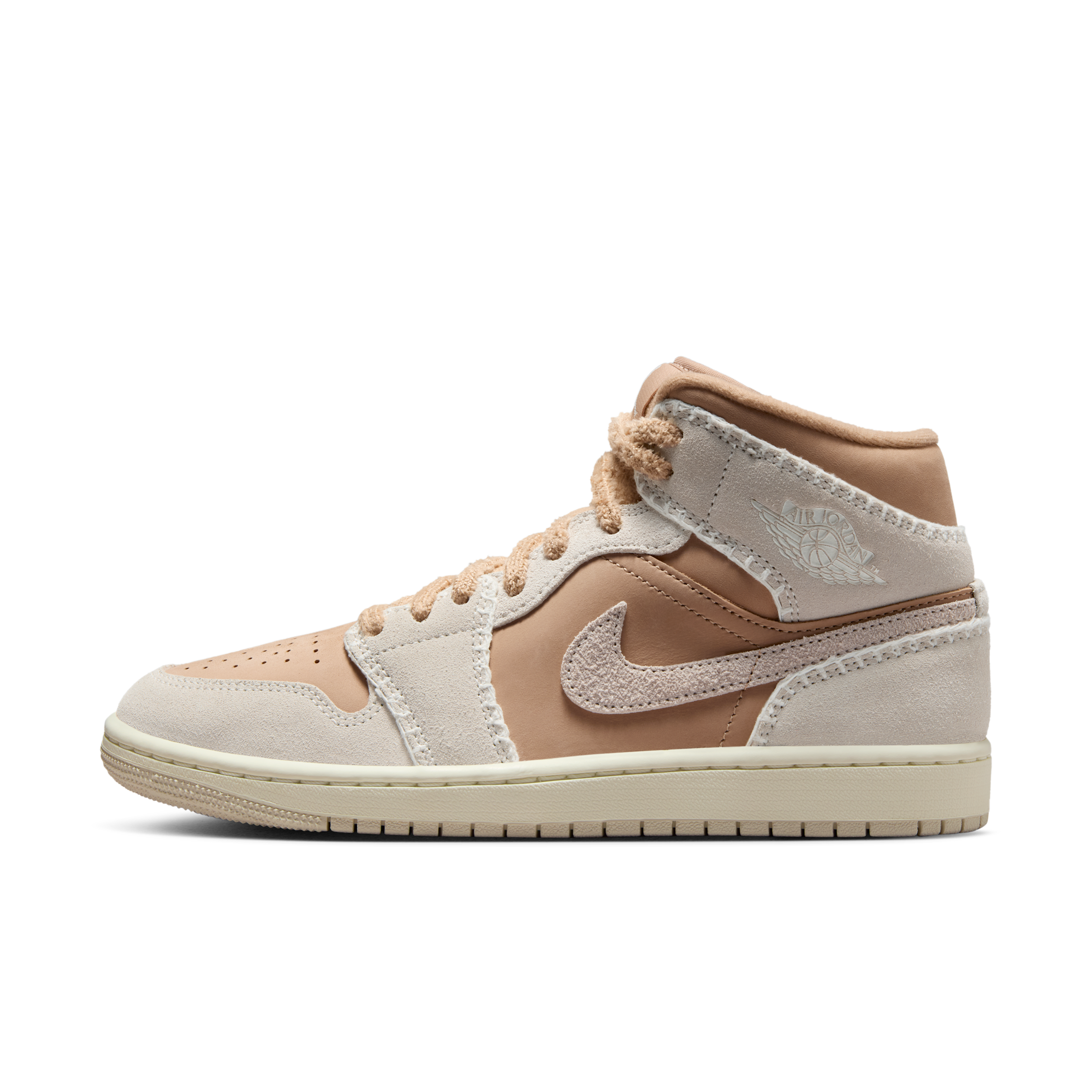 Nike Air Jordan 1 Mid SE Womens Shoes - Brown