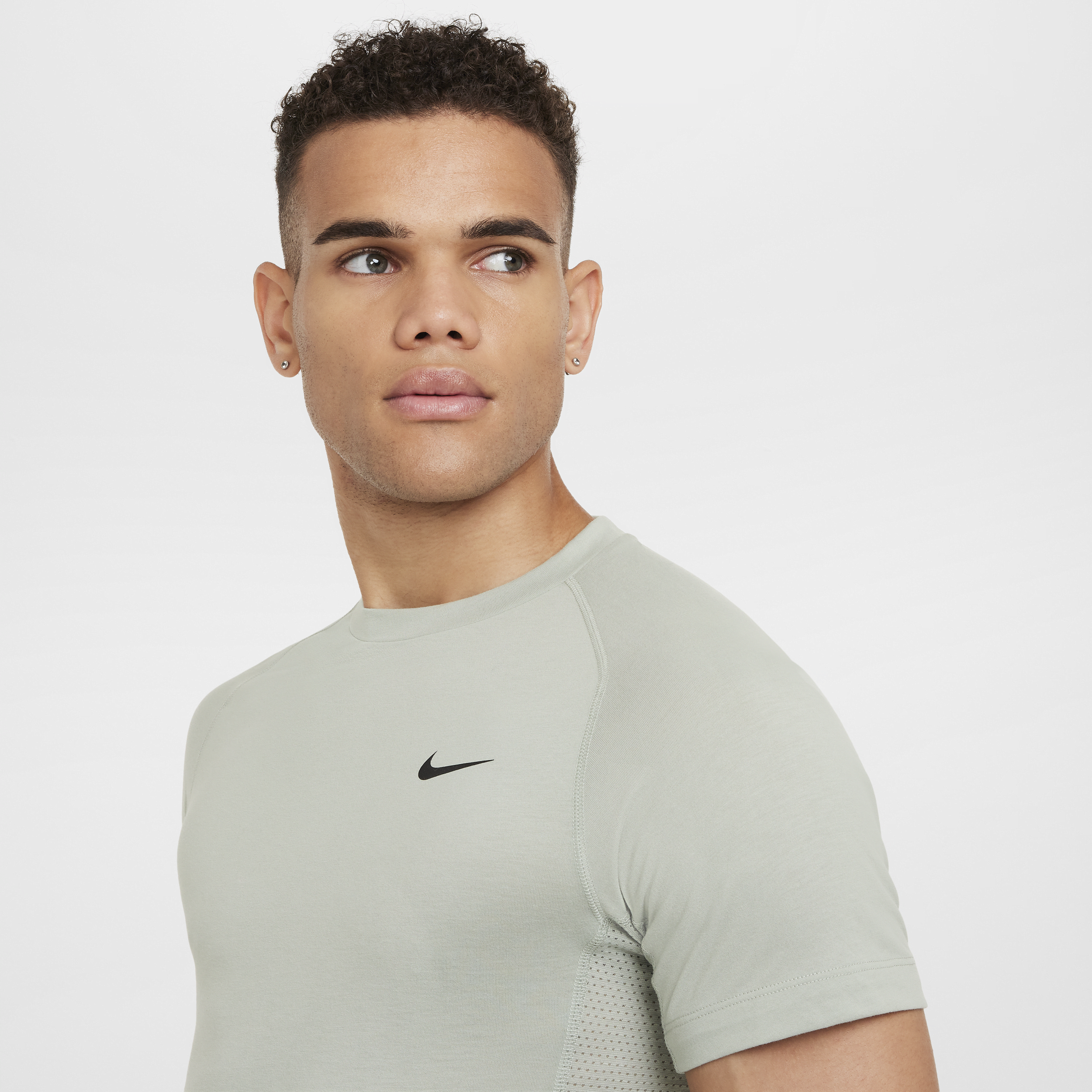 Haut de fitness à manches courtes Dri-FIT Nike Flex Rep pour homme - Vert