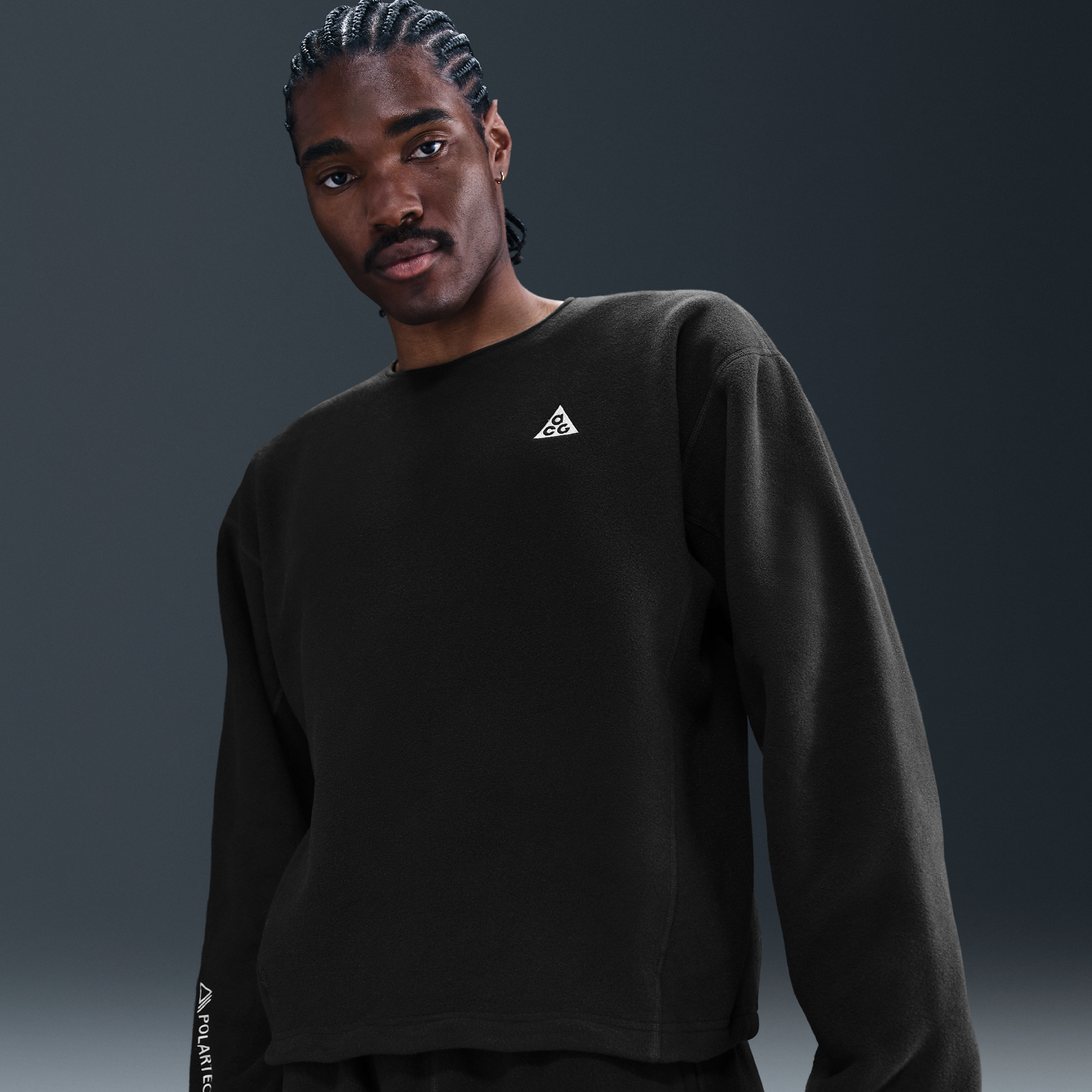 Thumbnail - Nike ACG "Wolf Tree" Rundhalsshirt - Schwarz