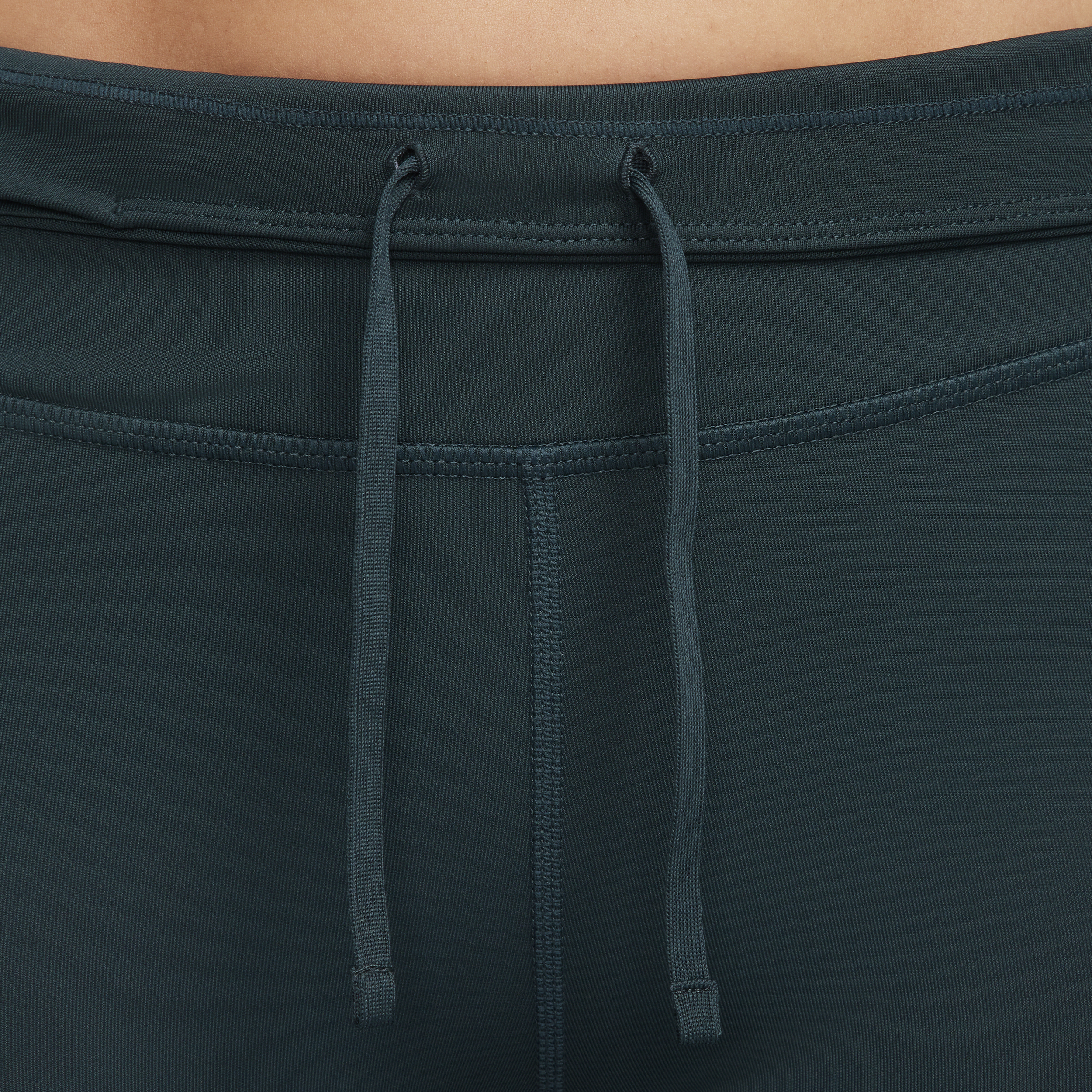 Nike Fast 7 8-legging met print halfhoge taille en zakken voor dames Groen