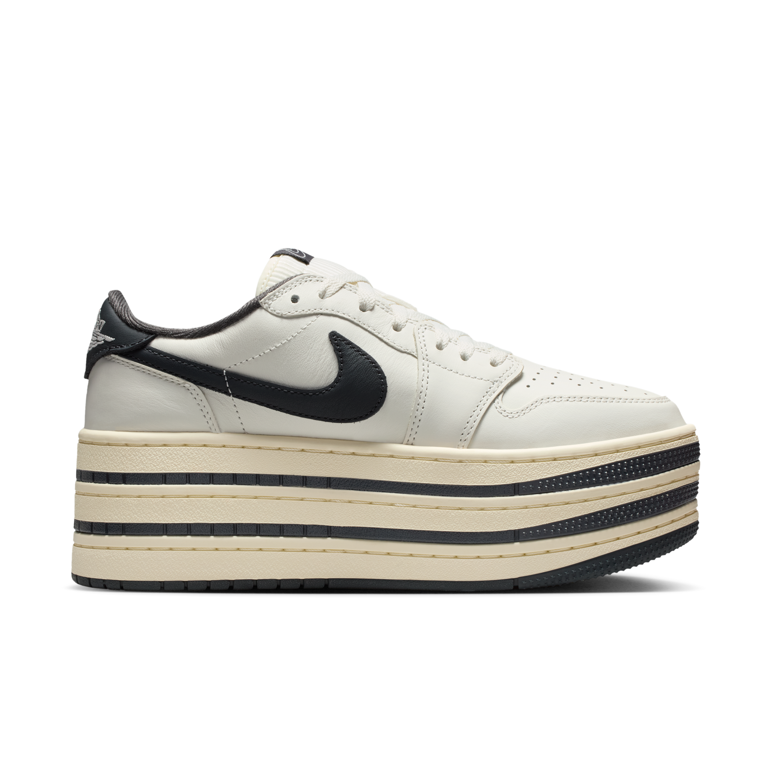 Air Jordan 1 Triple Stack-sko til kvinder - hvid - HV8288-100